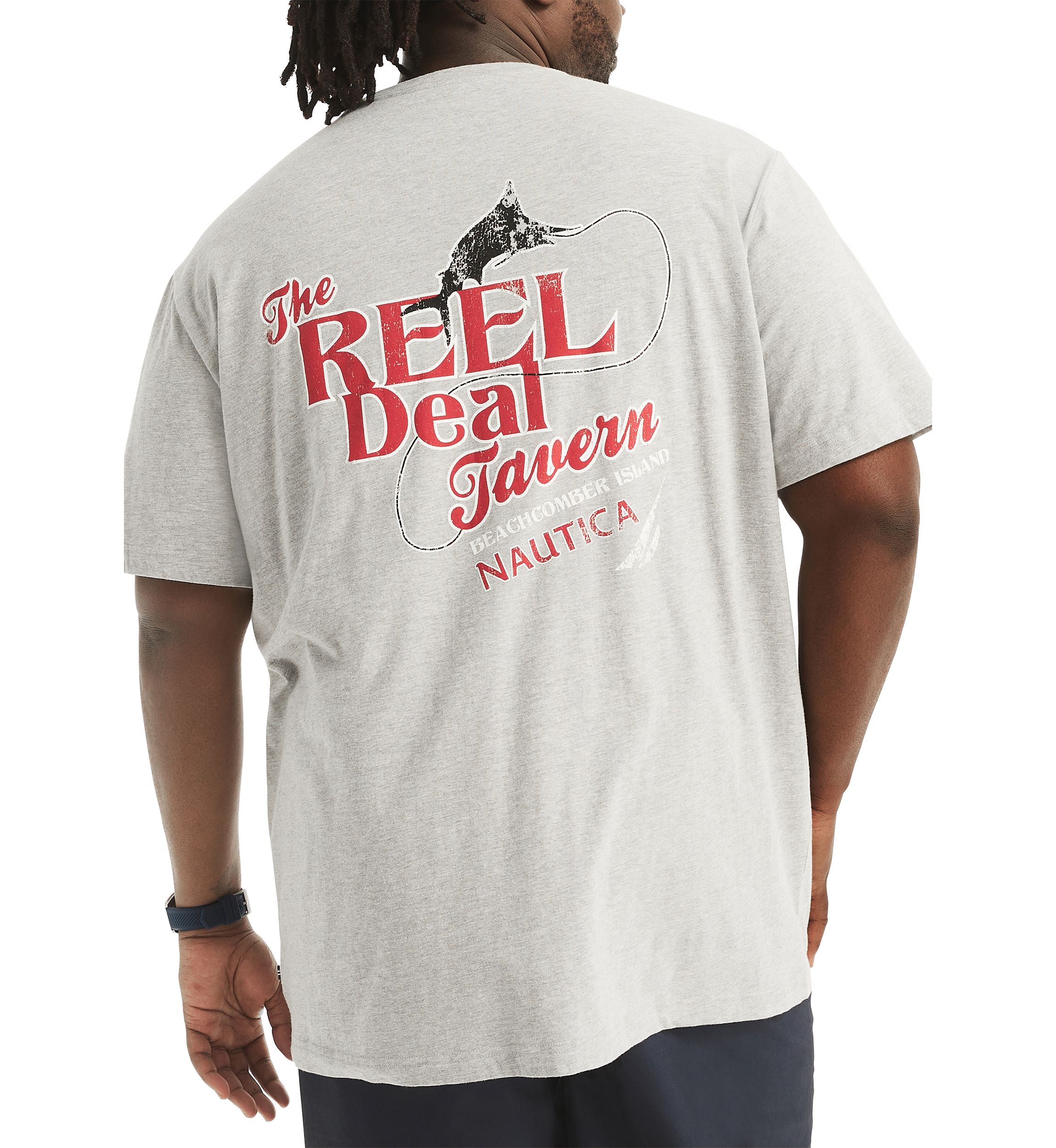 Big & Tall Sustainably Crafted The Reel Deal Tavern Graphic T-Shirt