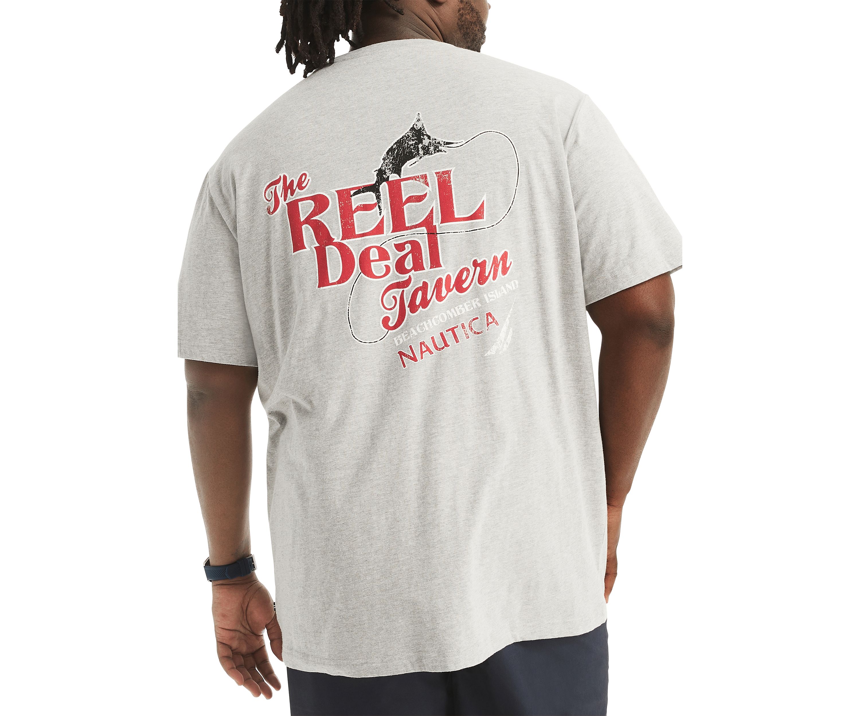Big & Tall Sustainably Crafted The Reel Deal Tavern Graphic T-Shirt