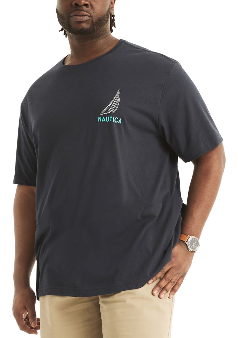 Big & Tall Sustainably Crafted Sailing Knots Graphic T-Shirt
