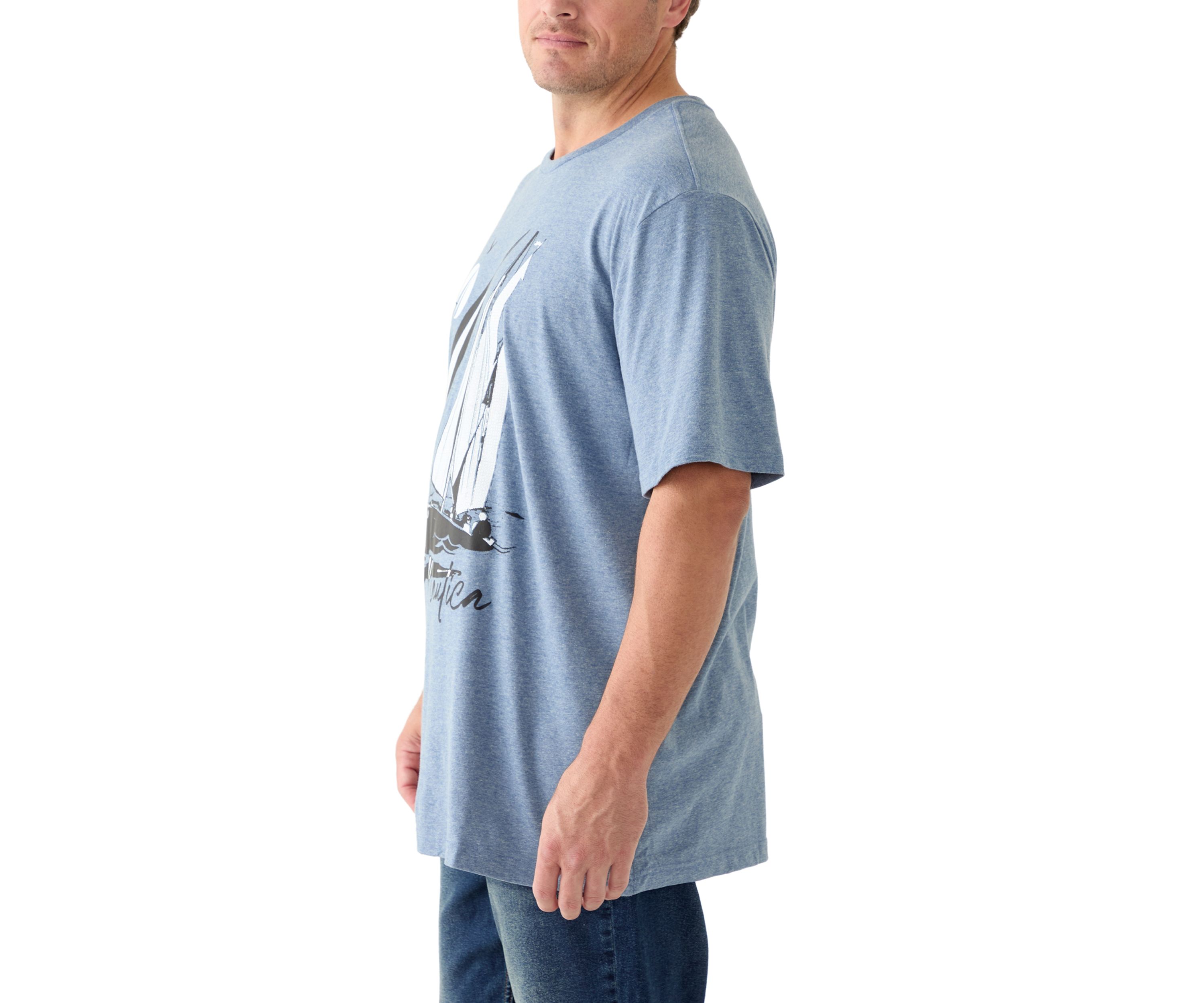 Big & Tall Sailboat Graphic T-Shirt 
