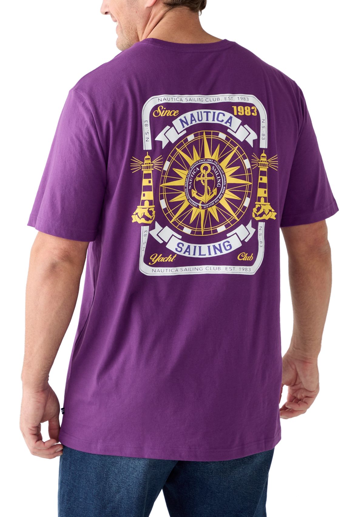 Big & Tall Sailing Graphic T-Shirt 