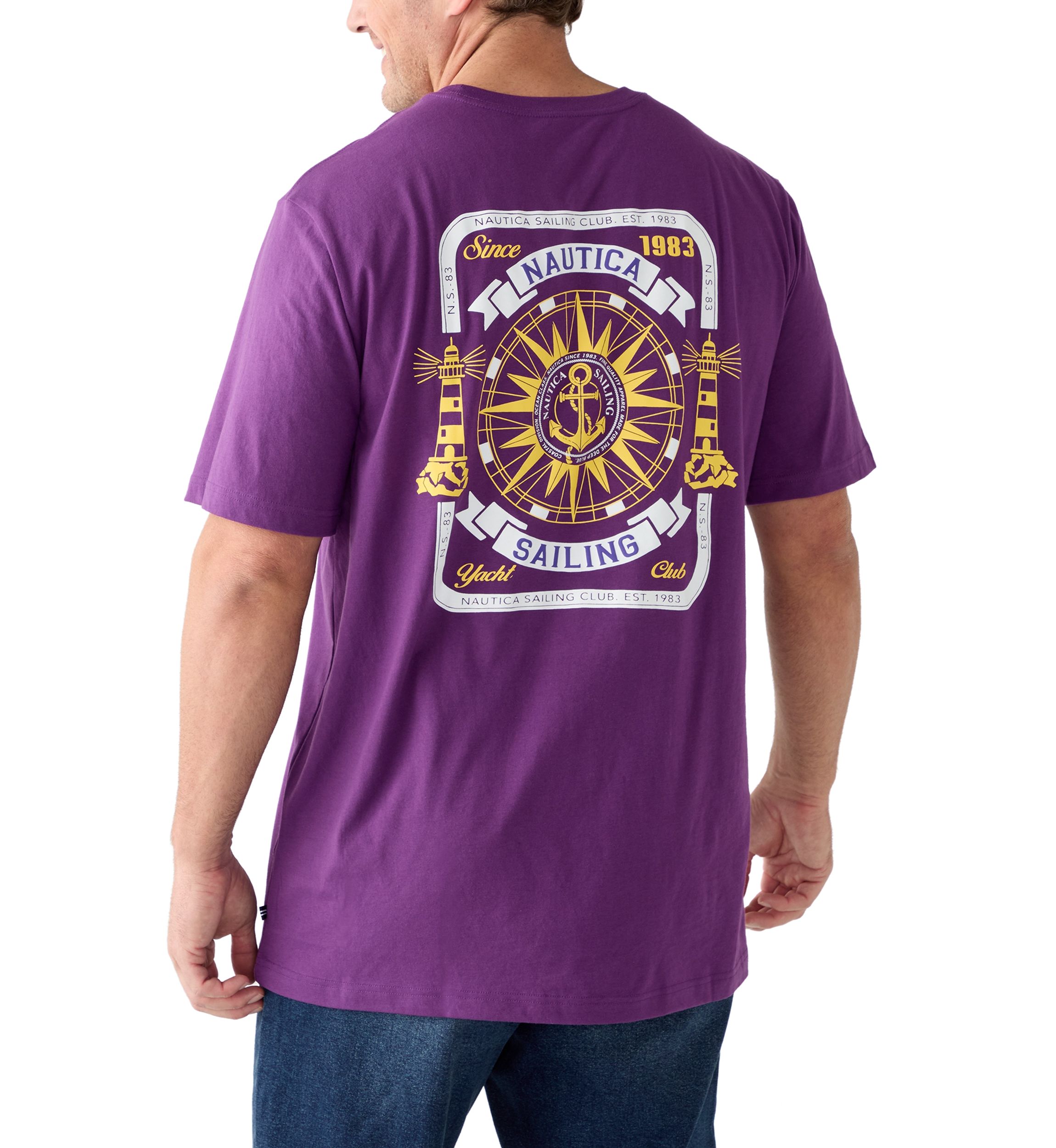 Big & Tall Sailing Graphic T-Shirt 