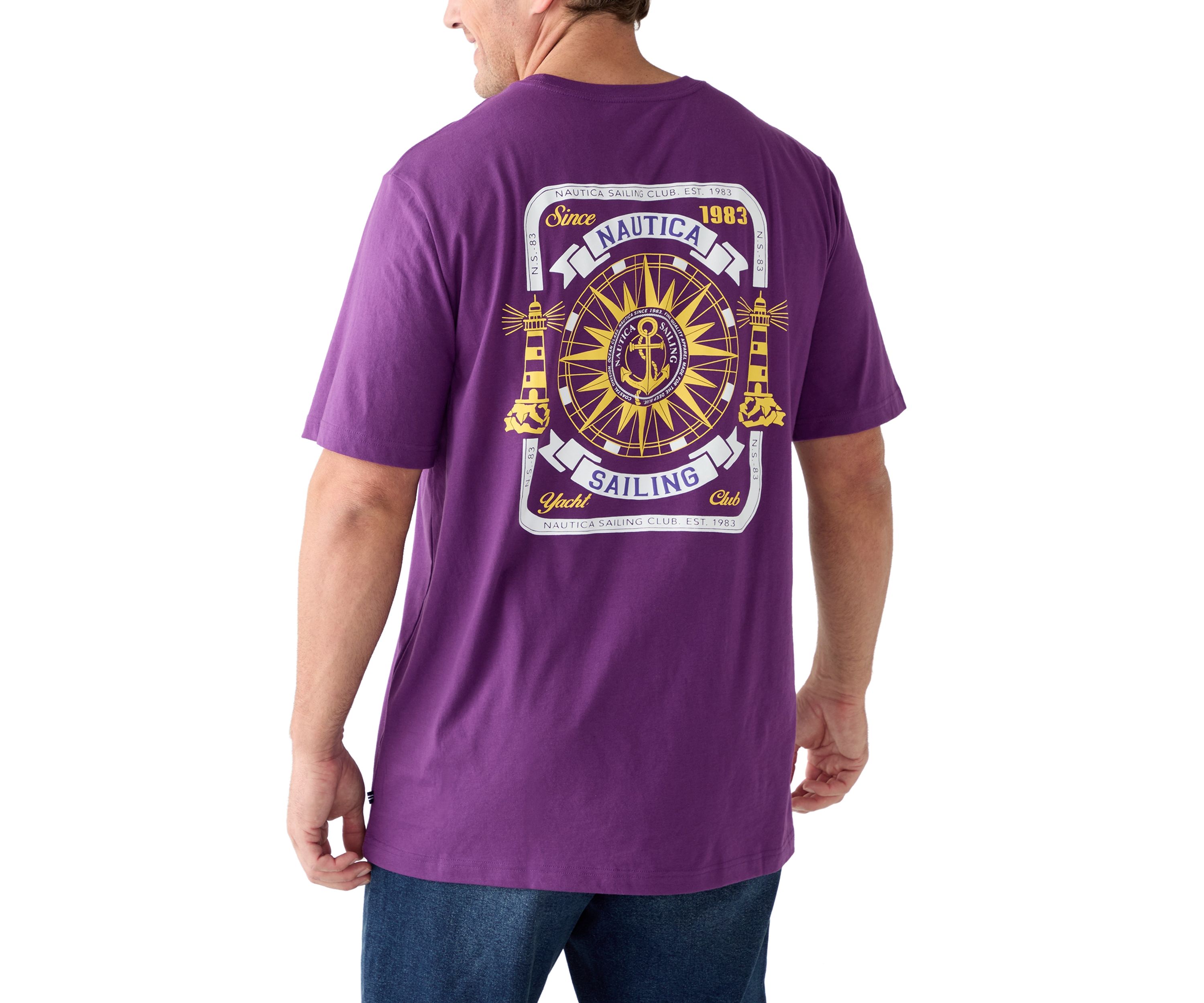 Big & Tall Sailing Graphic T-Shirt 