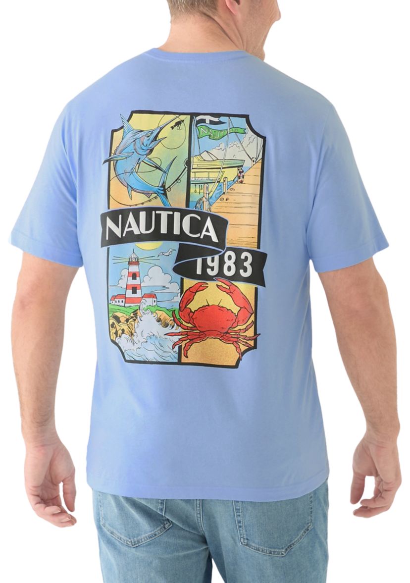 Big & Tall Coastal Graphic T-Shirt 