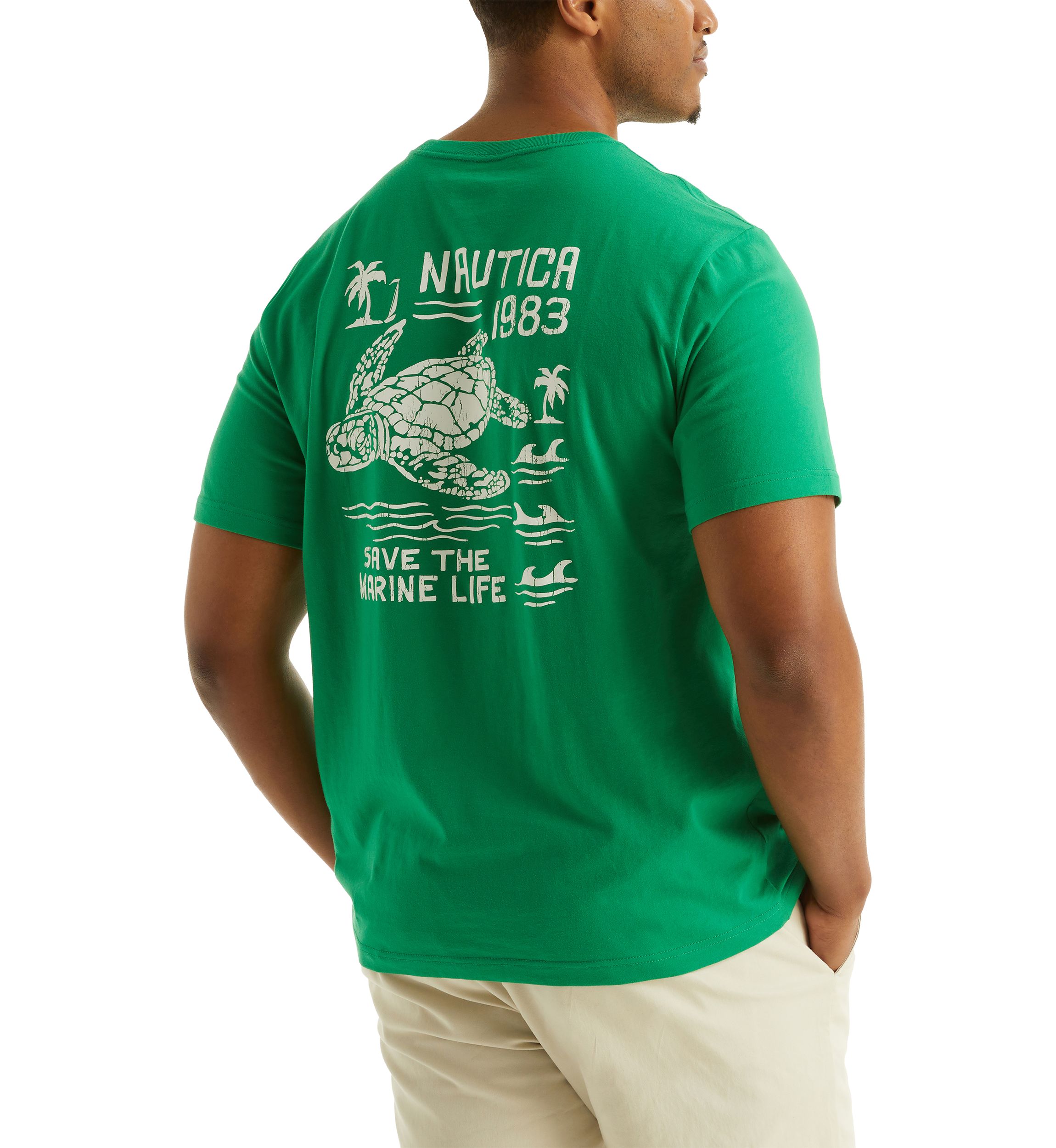 Big & Tall Marine Life Graphic T-Shirt