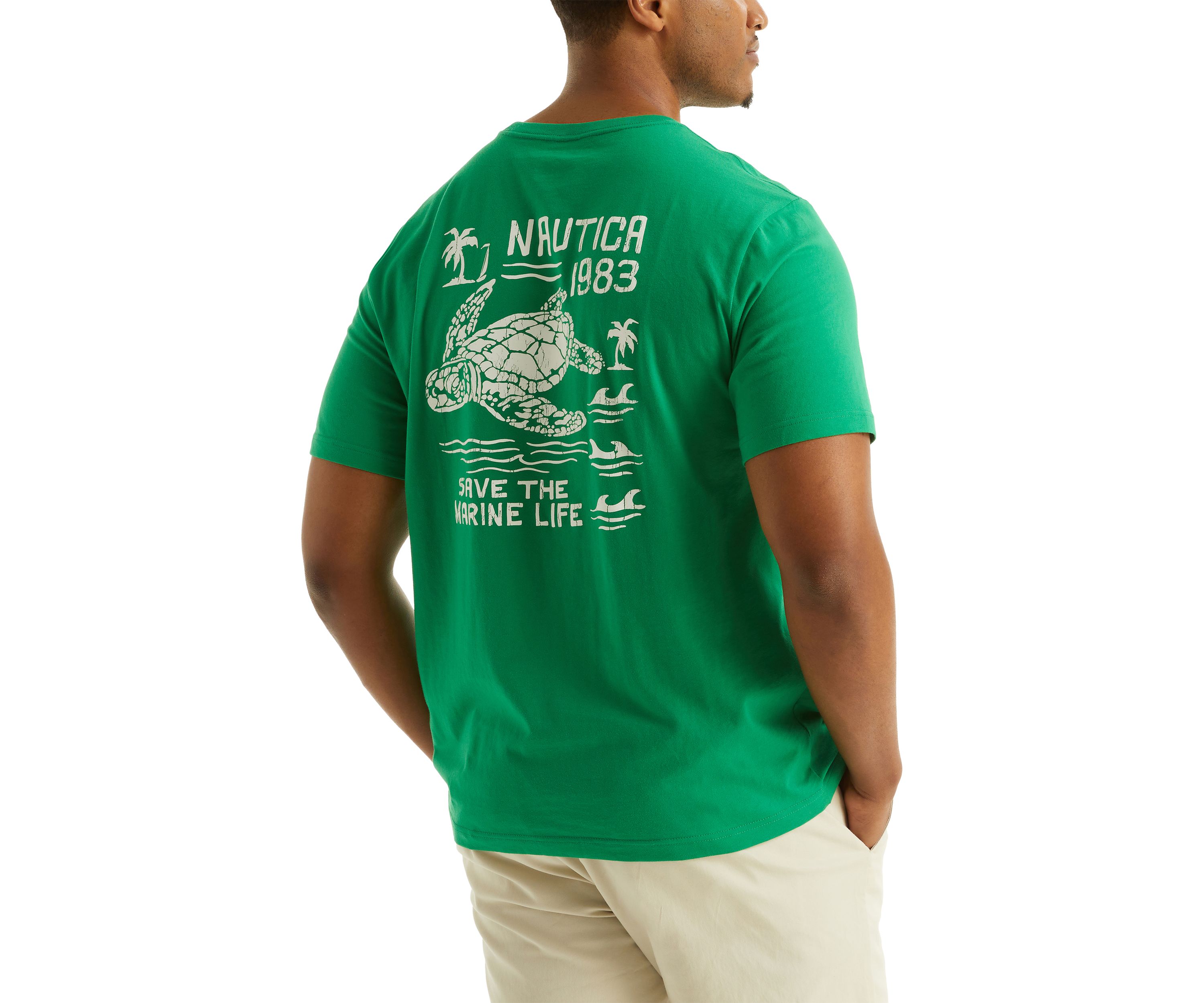 Big & Tall Marine Life Graphic T-Shirt
