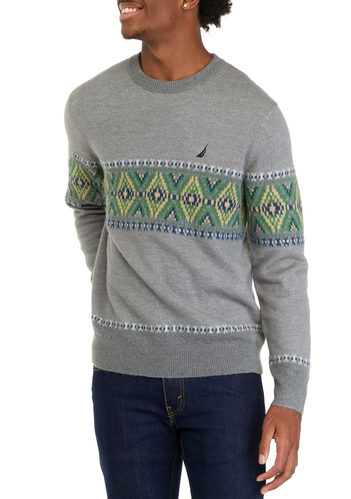 Fairisle Crew Neck Sweater