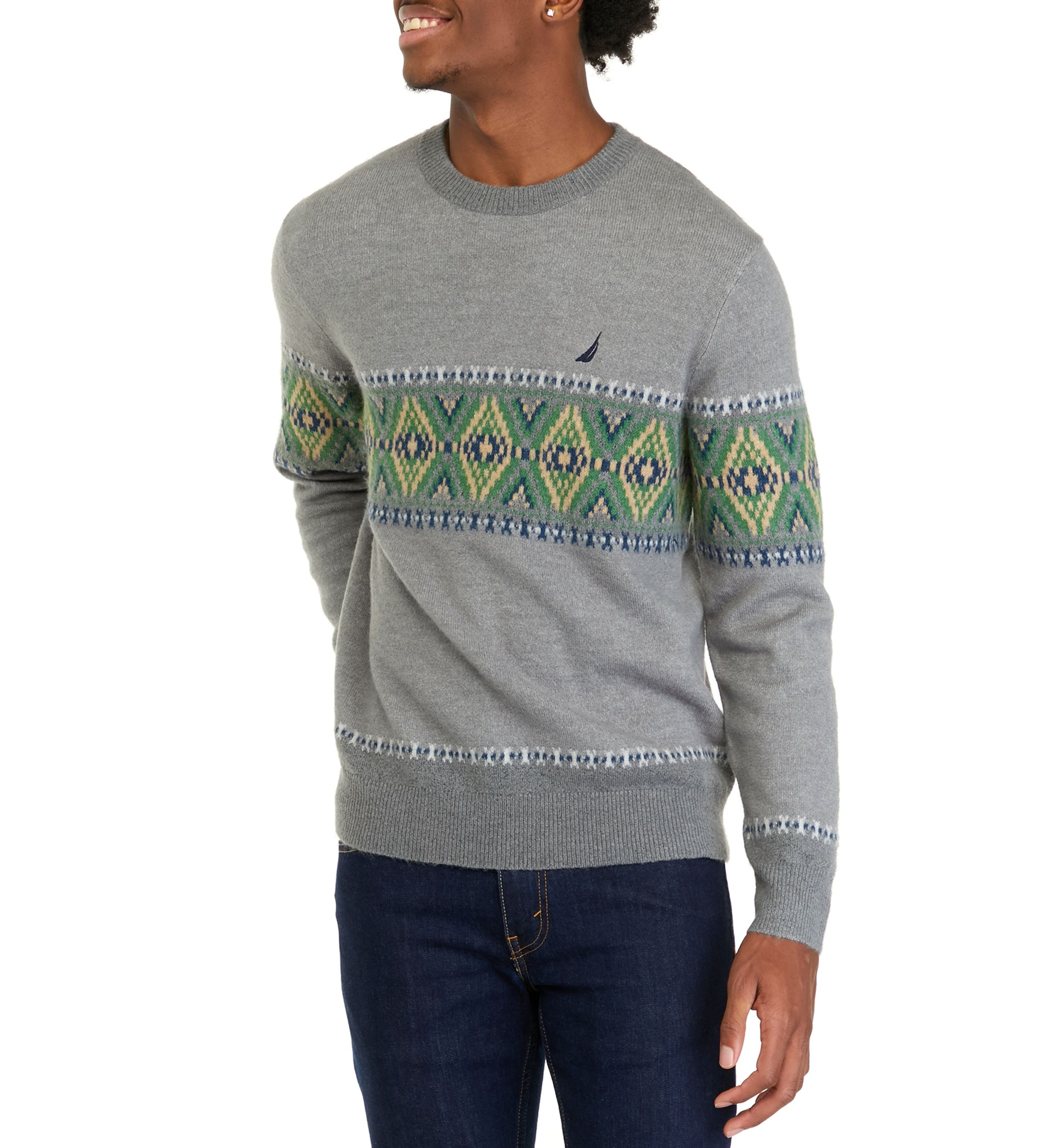Fairisle Crew Neck Sweater