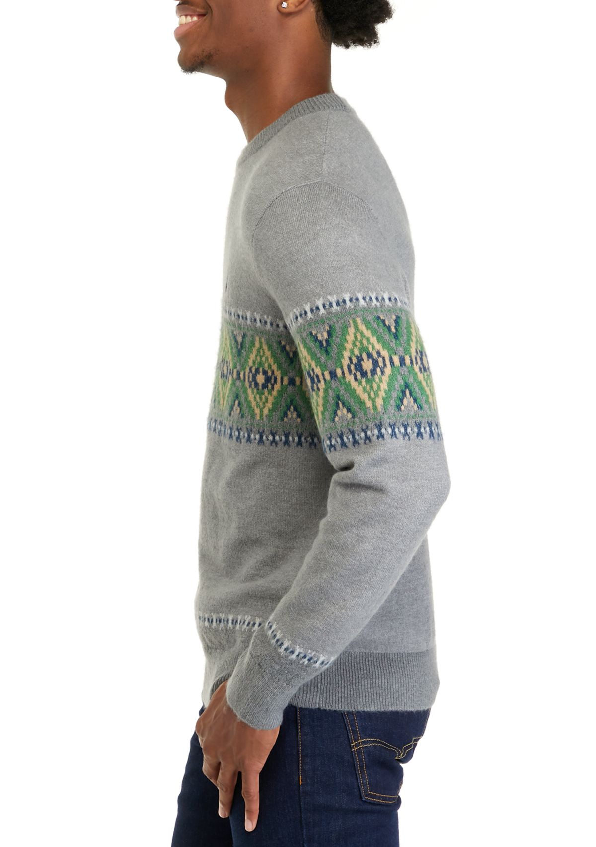 Fairisle Crew Neck Sweater