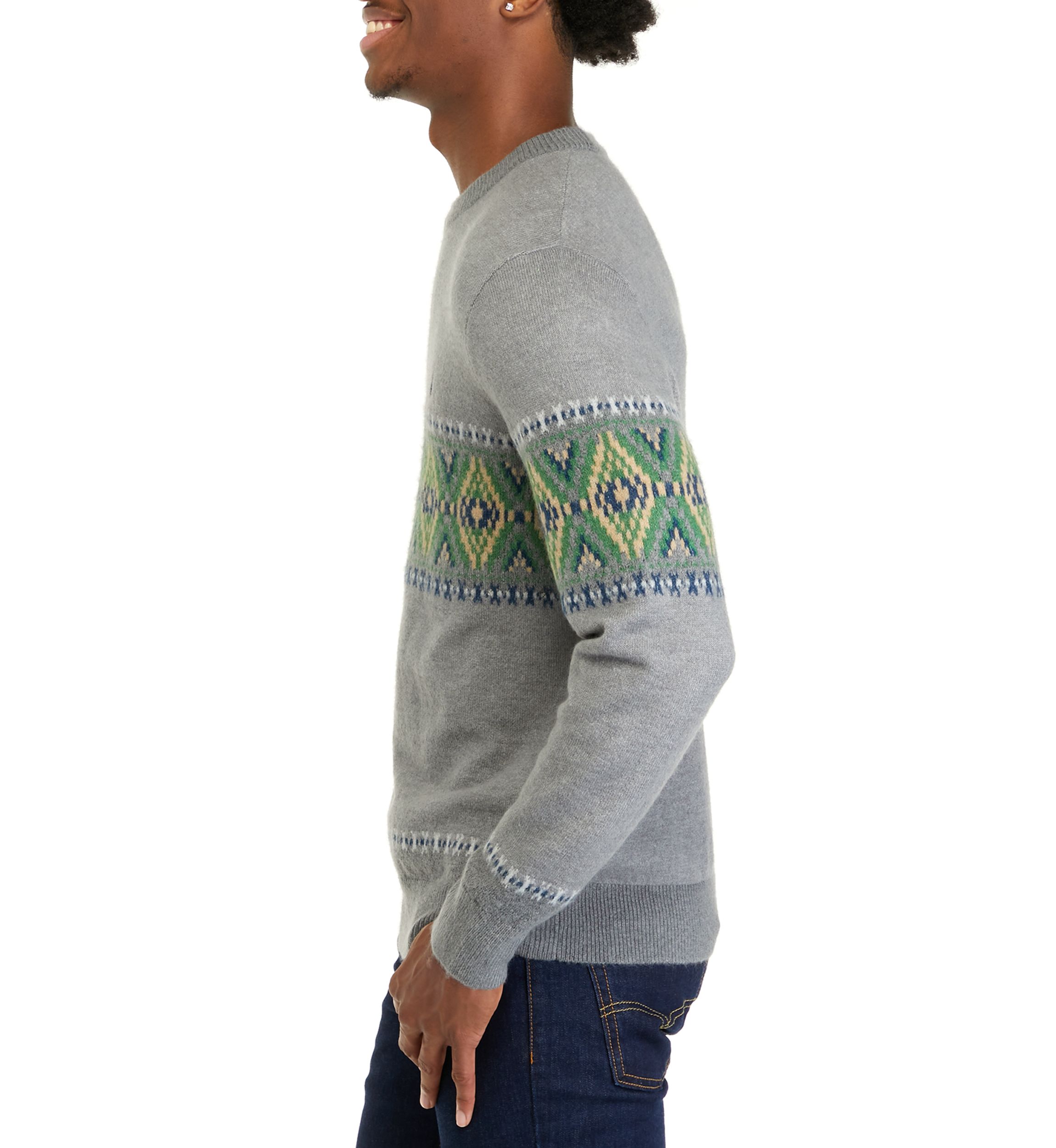 Fairisle Crew Neck Sweater