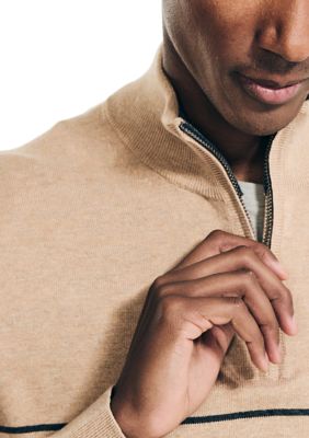 Navtech Striped Quarter-Zip Sweater