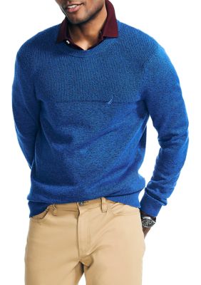 Sustainably Crafted Textured Crew Neck Sweater