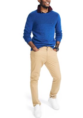 Sustainably Crafted Textured Crew Neck Sweater
