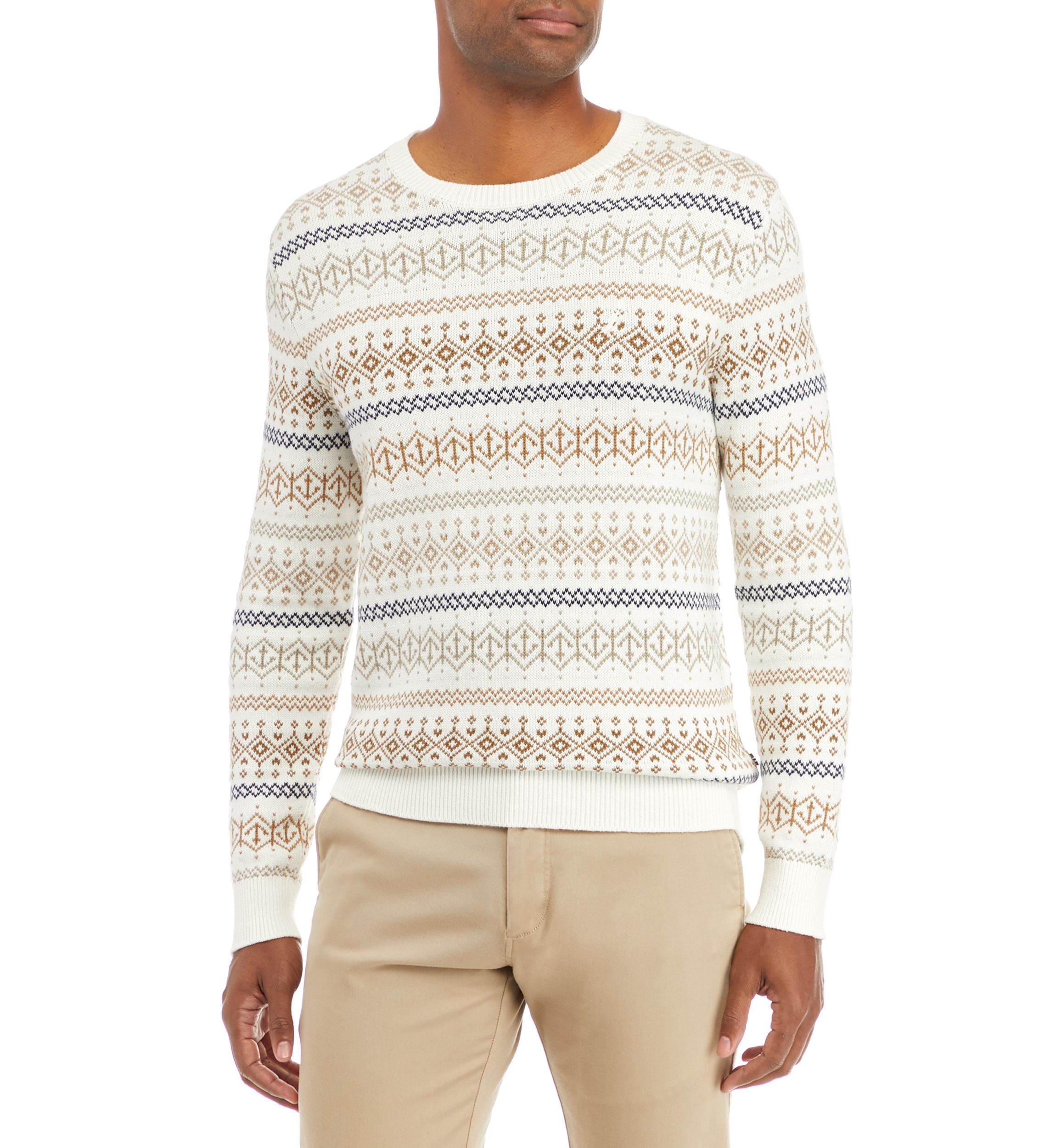 Fair Isle Crew Neck Sweater