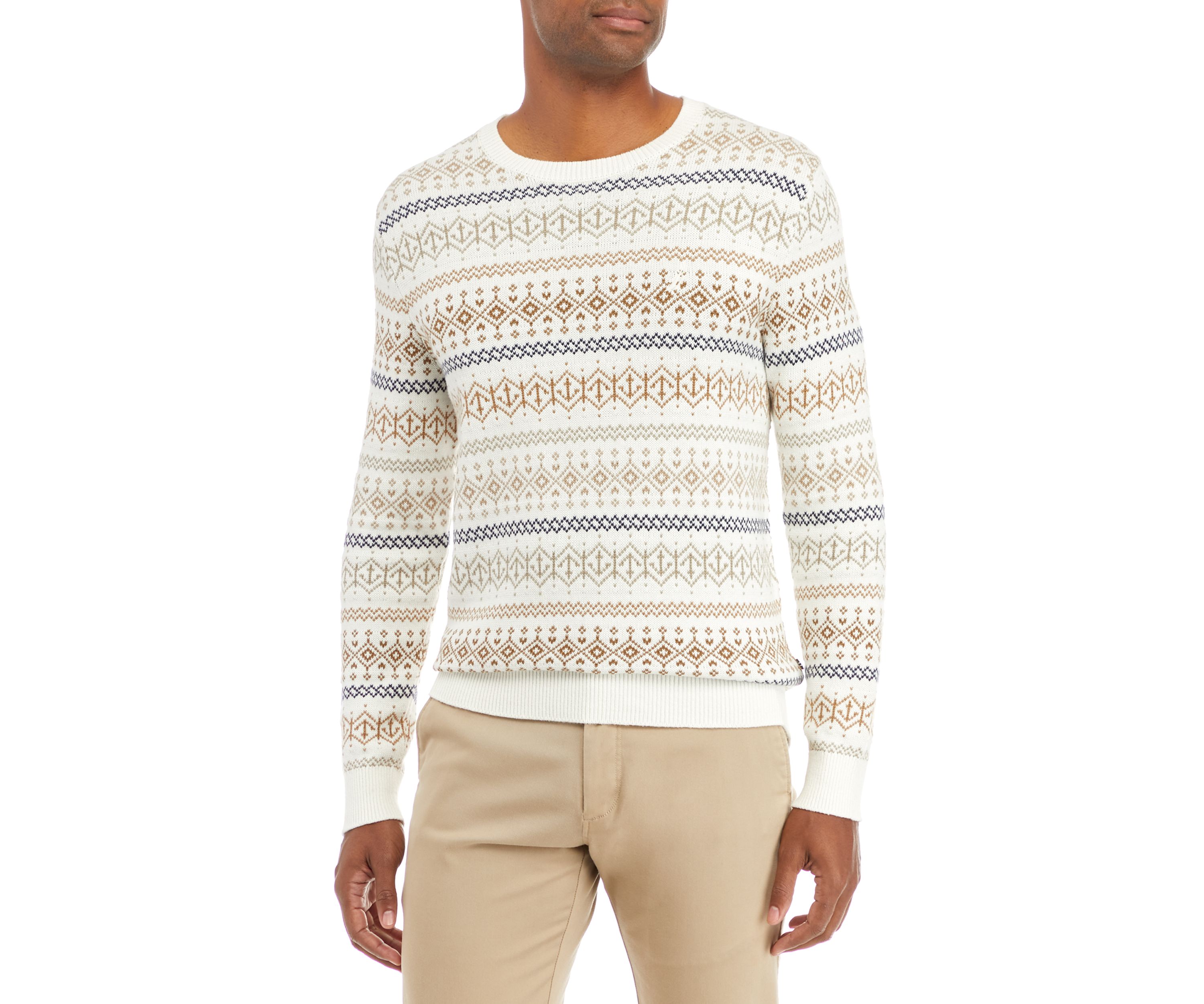 Fair Isle Crew Neck Sweater