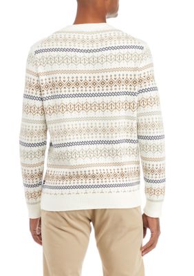 Fair Isle Crew Neck Sweater