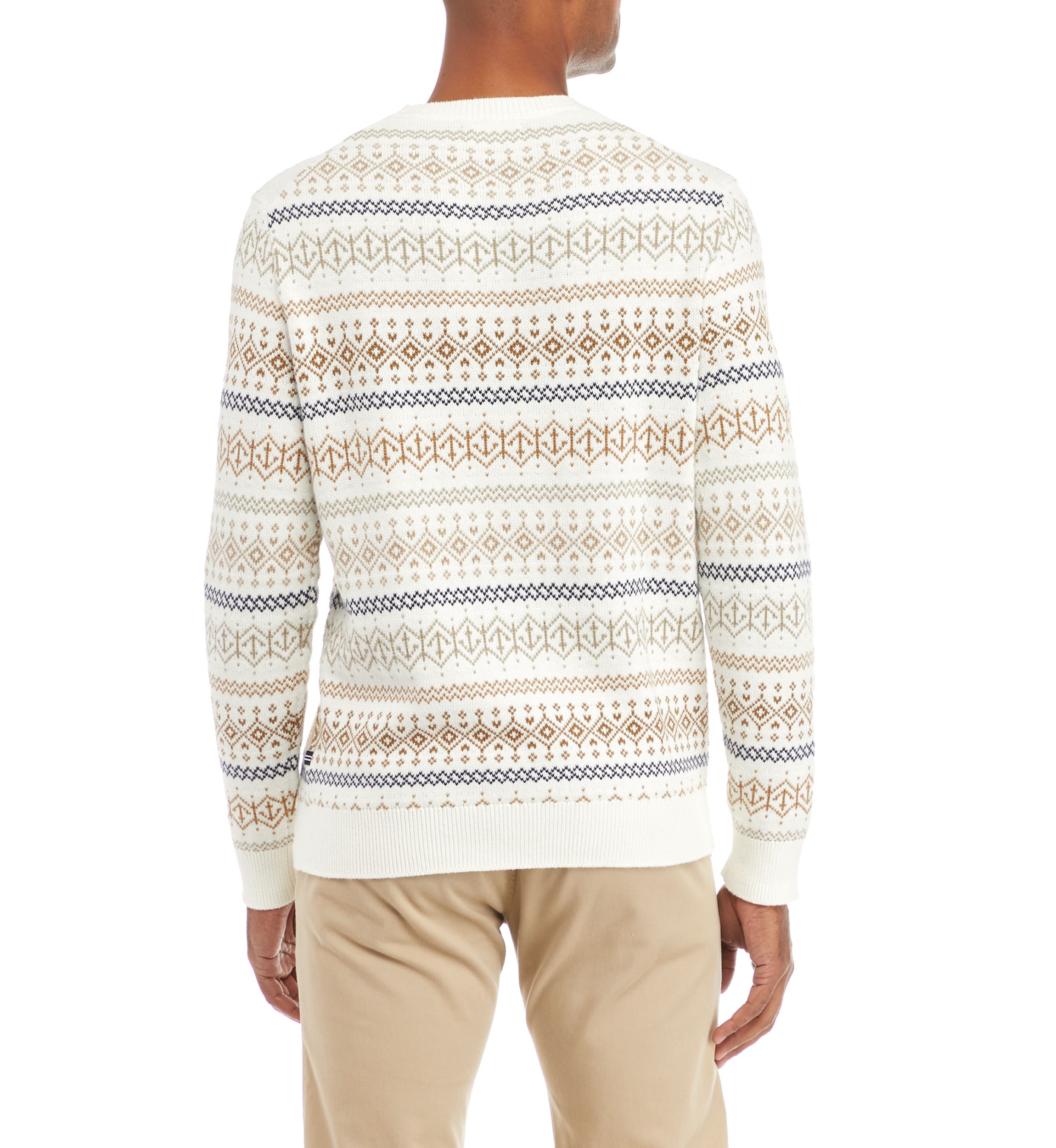Fair Isle Crew Neck Sweater