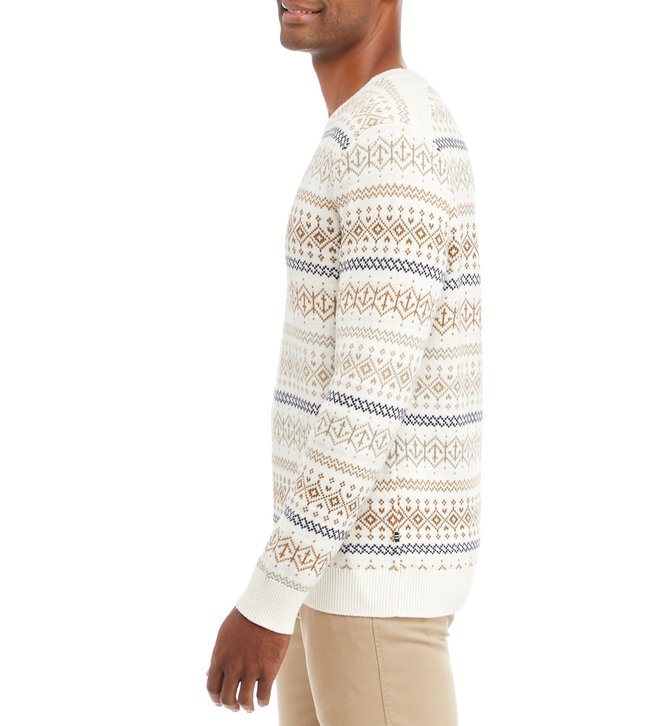 Fair Isle Crew Neck Sweater