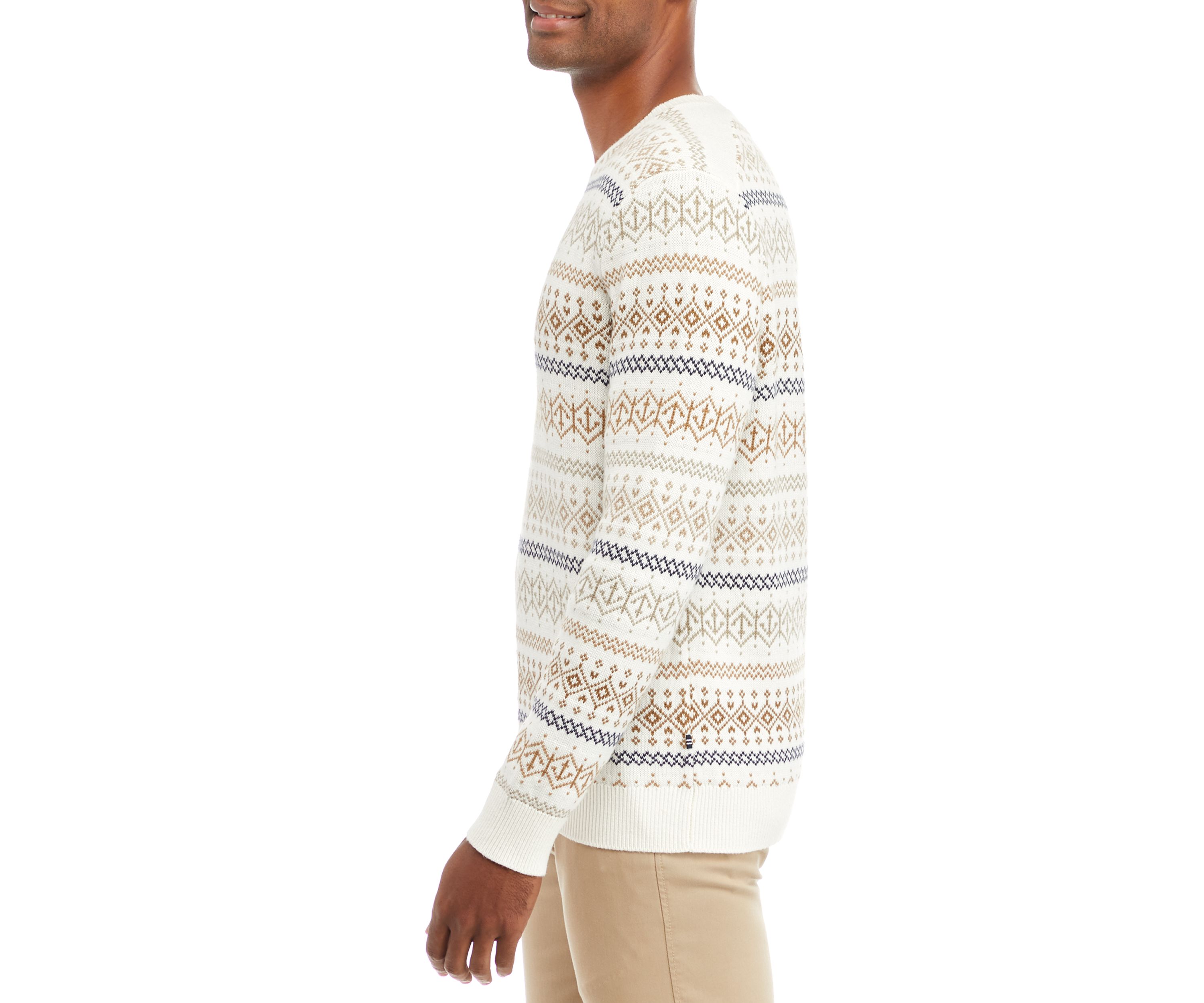 Fair Isle Crew Neck Sweater