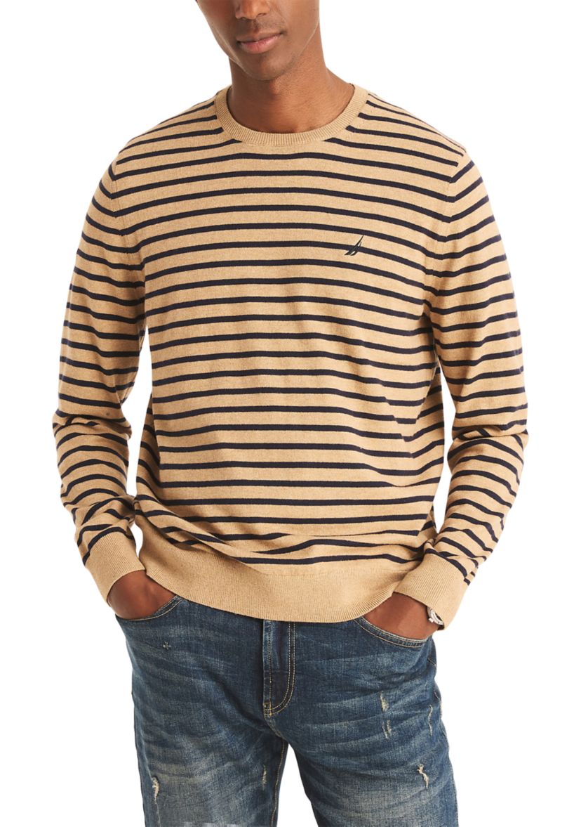 Navtech Striped Crew Neck Sweater