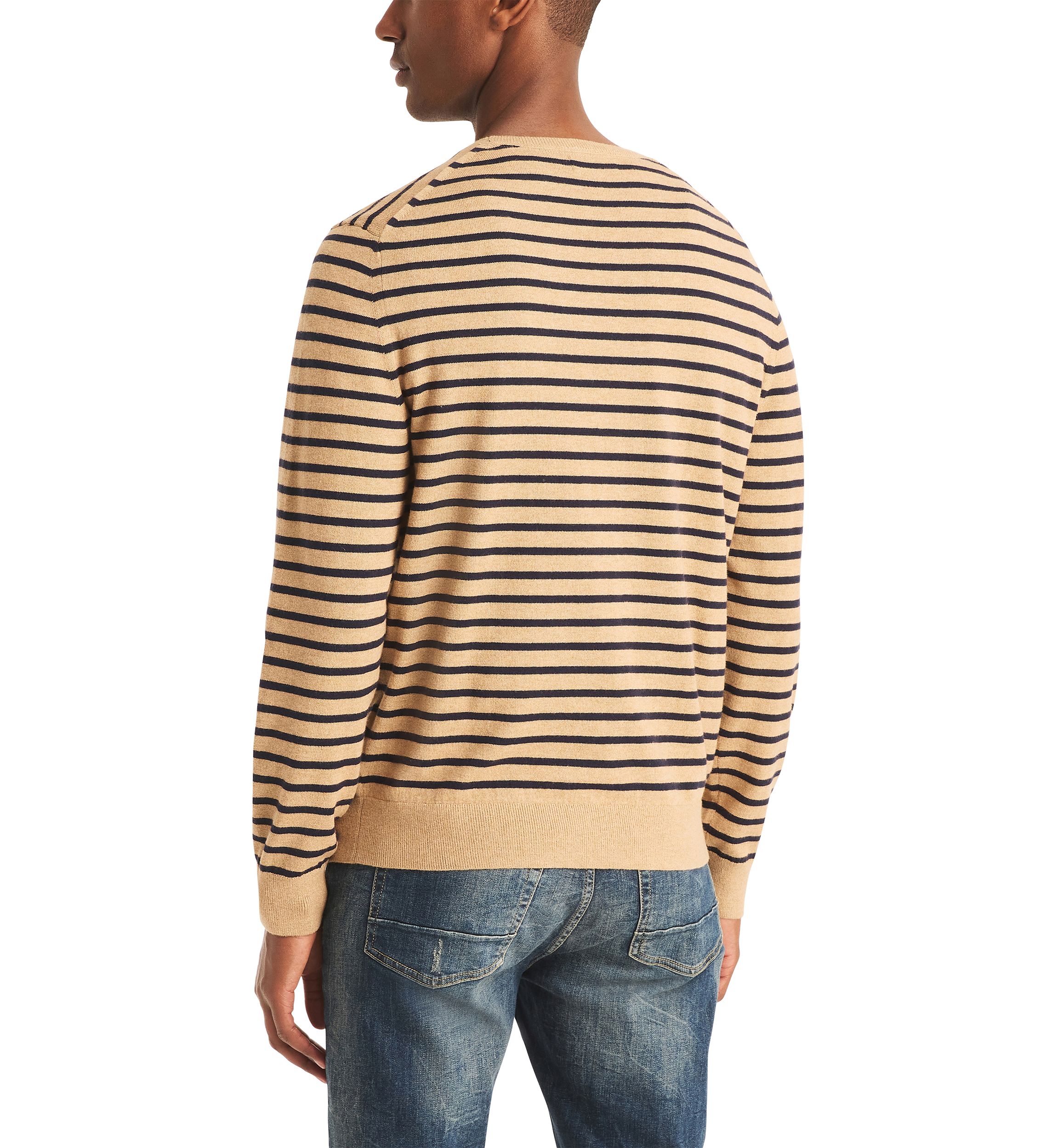 Navtech Striped Crew Neck Sweater