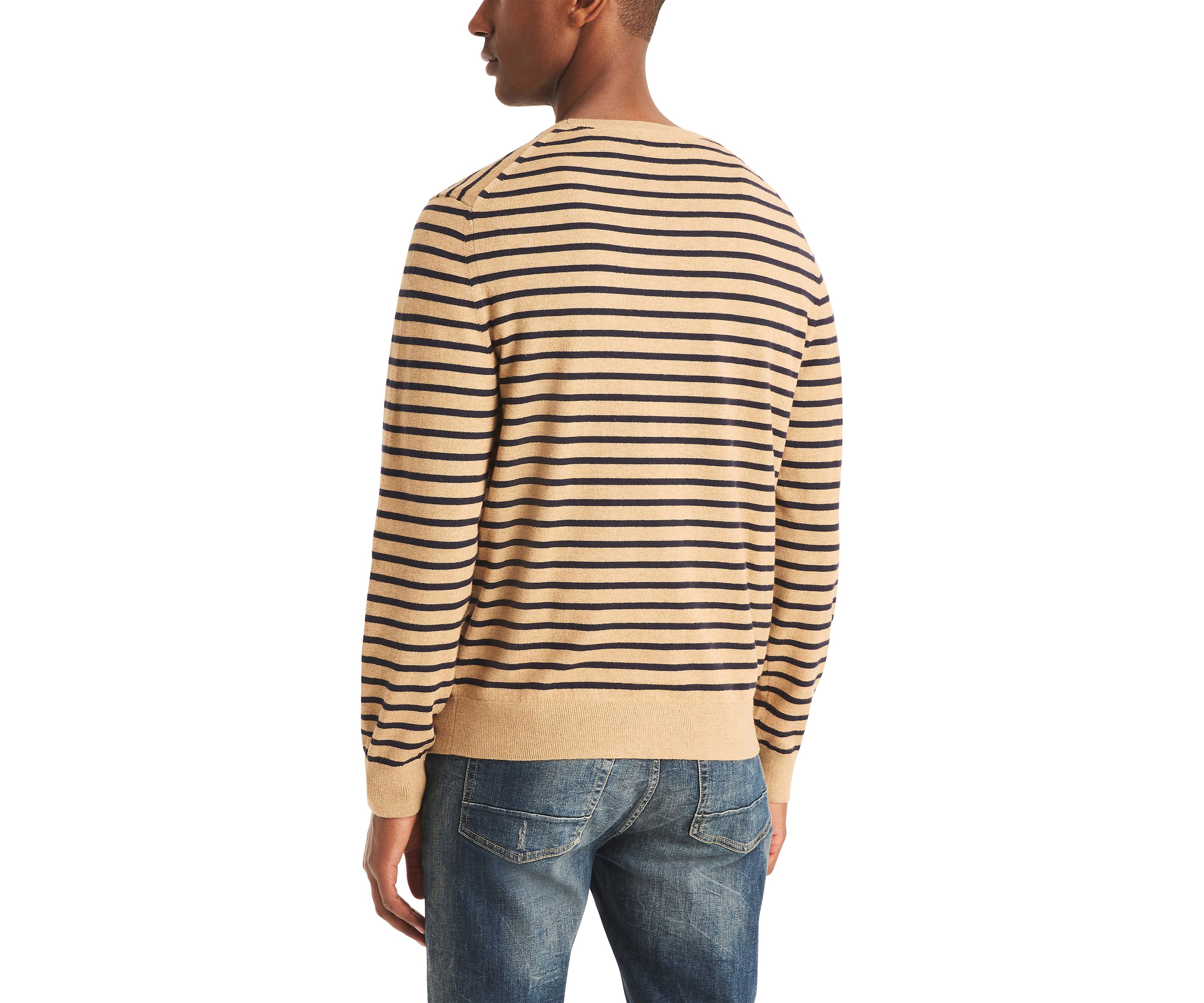 Navtech Striped Crew Neck Sweater