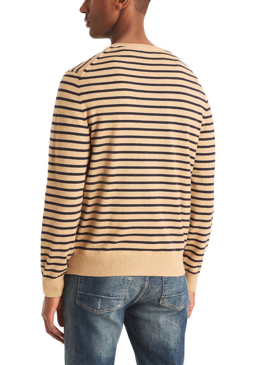 Navtech Striped Crew Neck Sweater