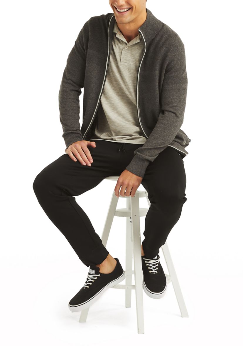 Navtech Mock-Neck Full-Zip Sweater