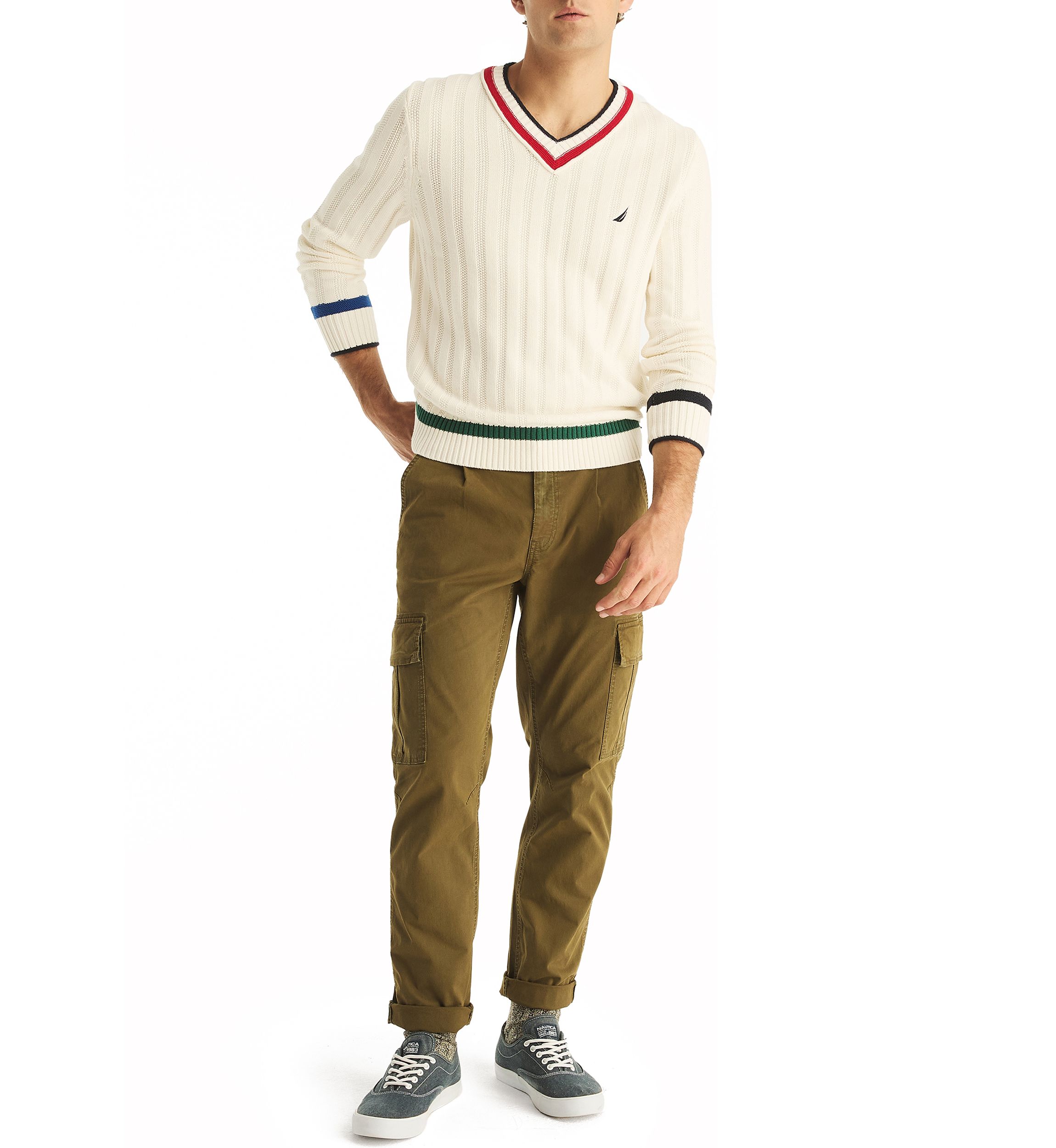 Cricket V-Neck Sweater 