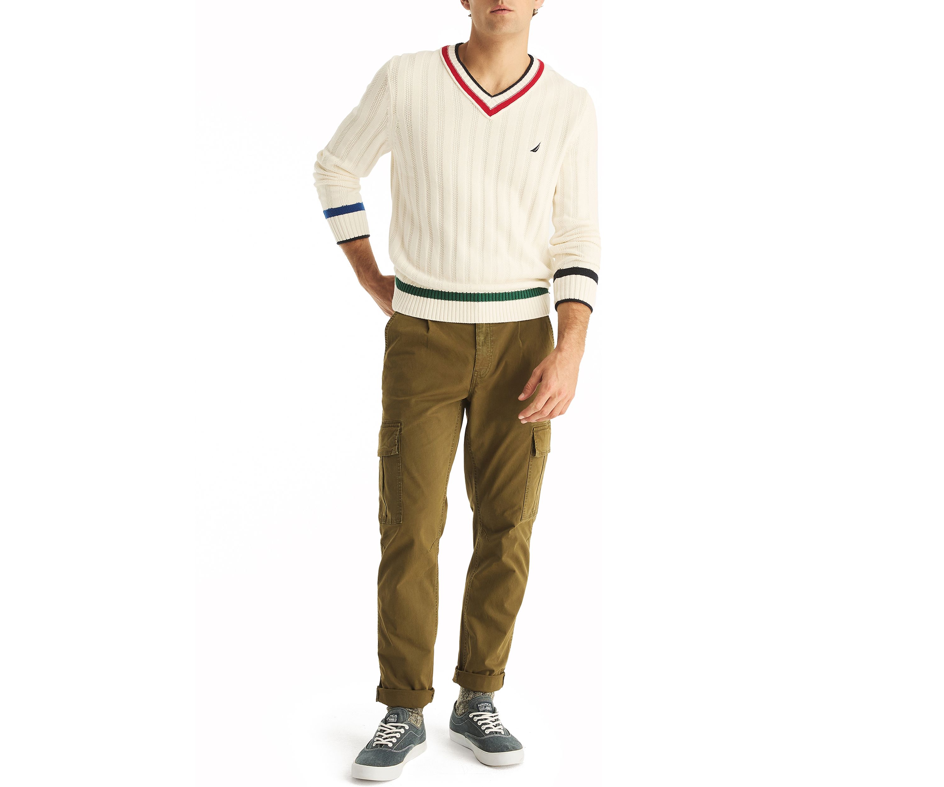 Cricket V-Neck Sweater 