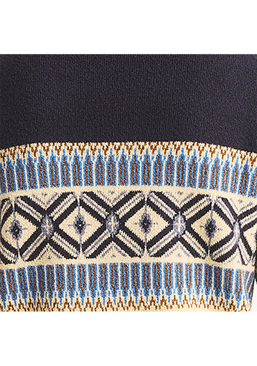 Sustainably Crafted Fair Isle Crew Neck Sweater
