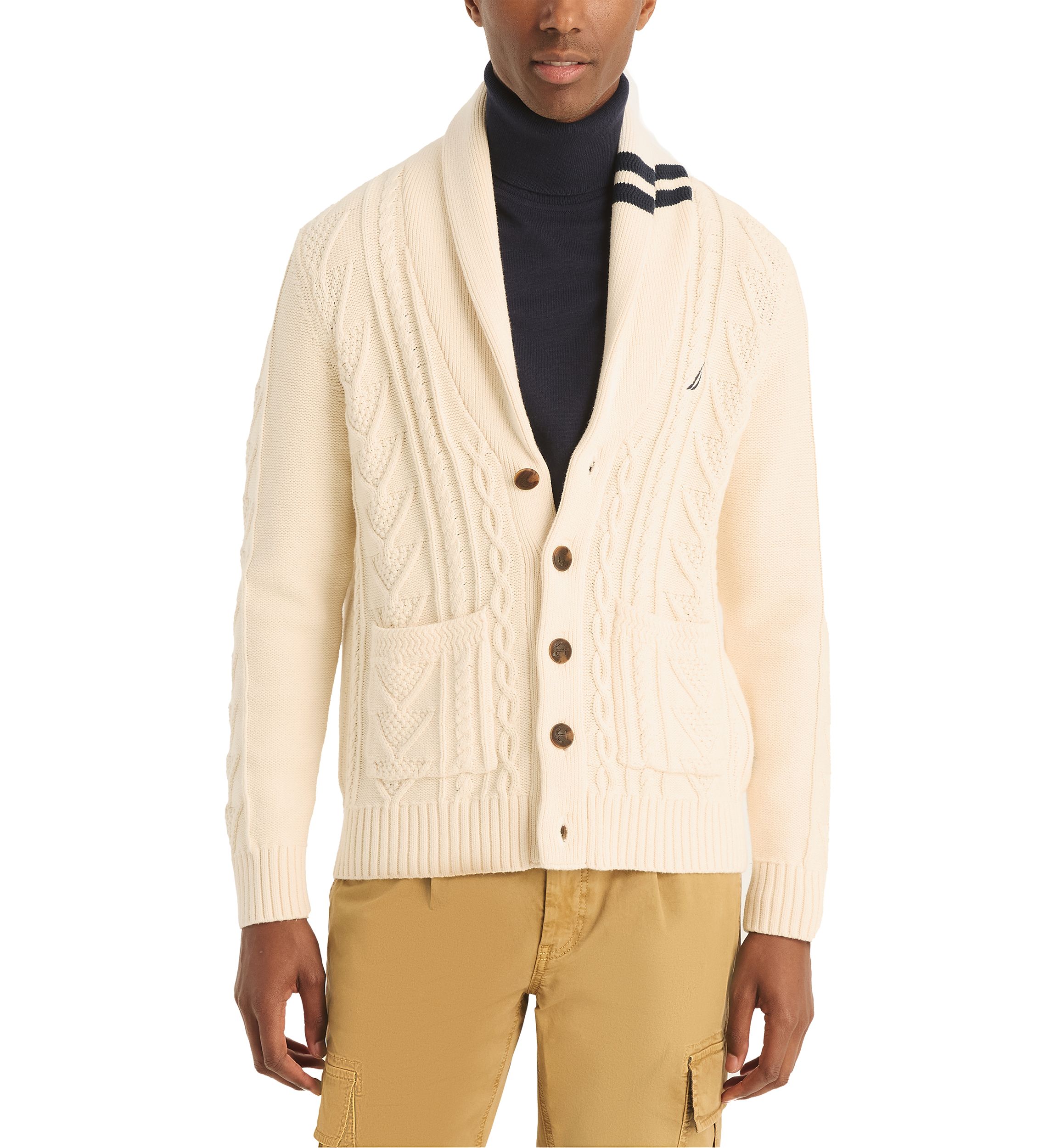 Cable-Knit Cardigan