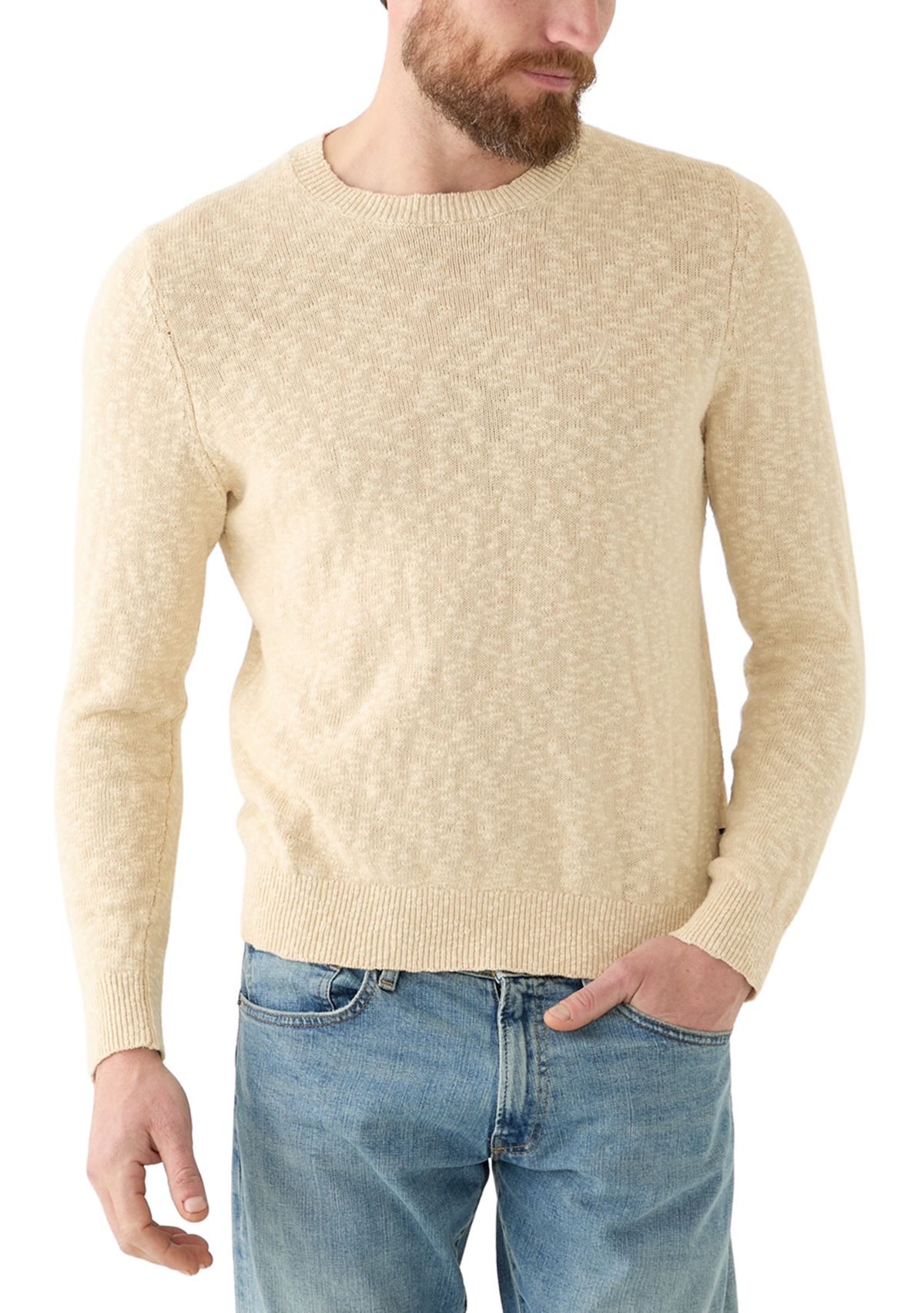 Linen Crew Neck Sweater