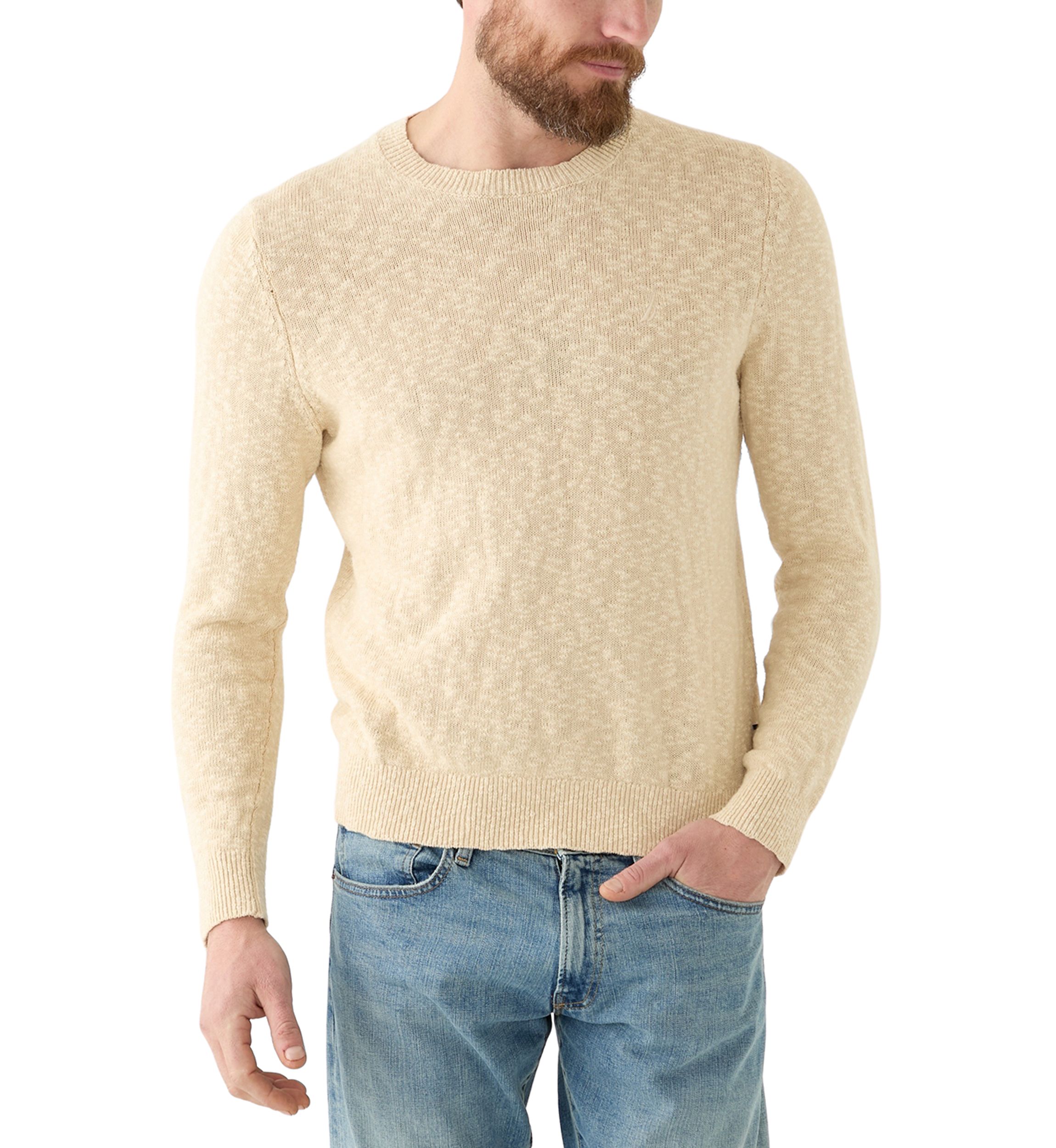 Linen Crew Neck Sweater