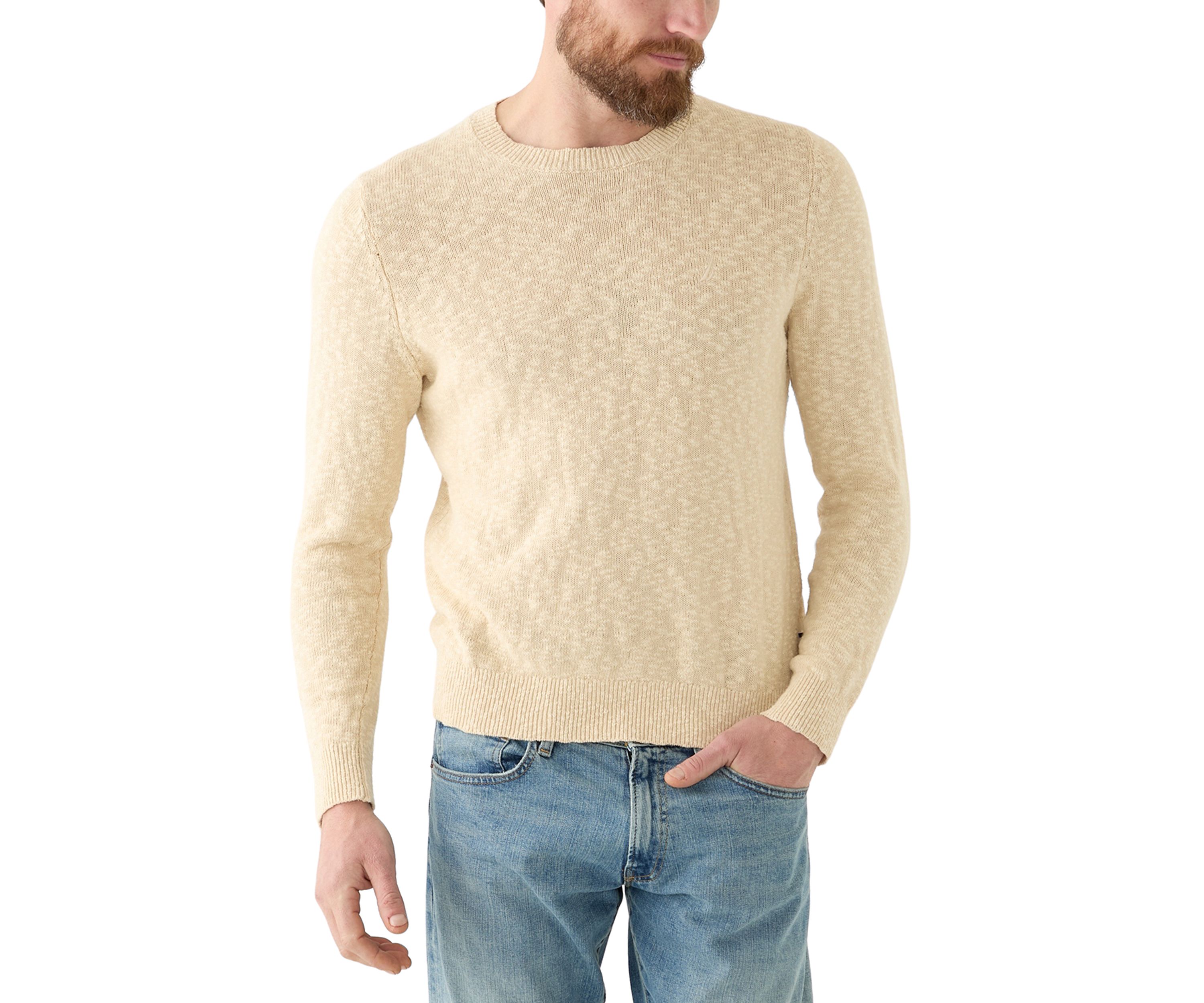 Linen Crew Neck Sweater