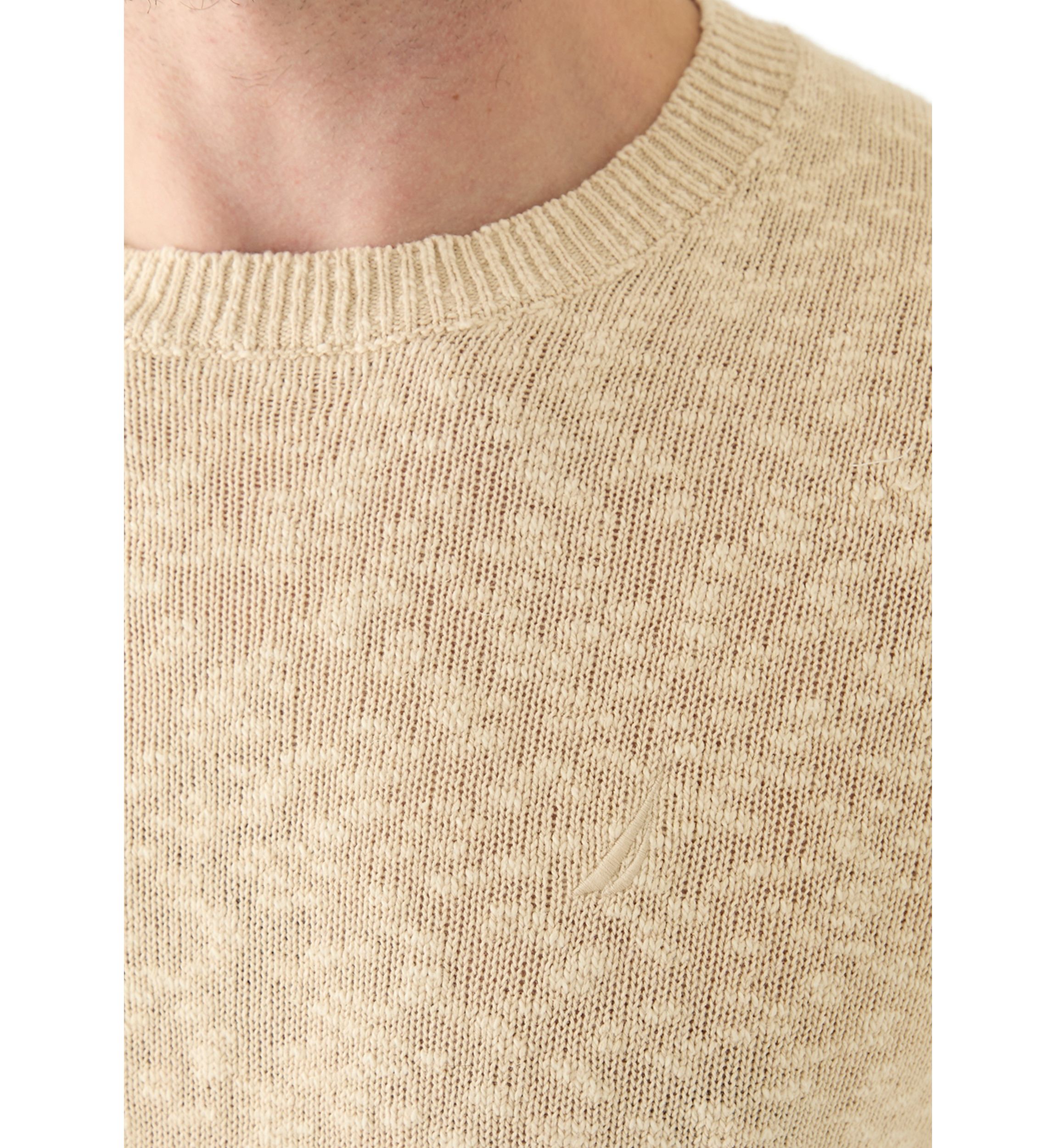 Linen Crew Neck Sweater