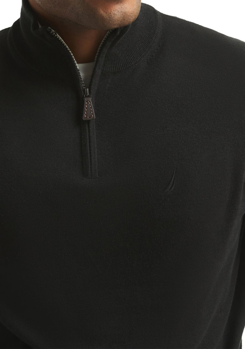 Solid 1/4 Zip Pullover