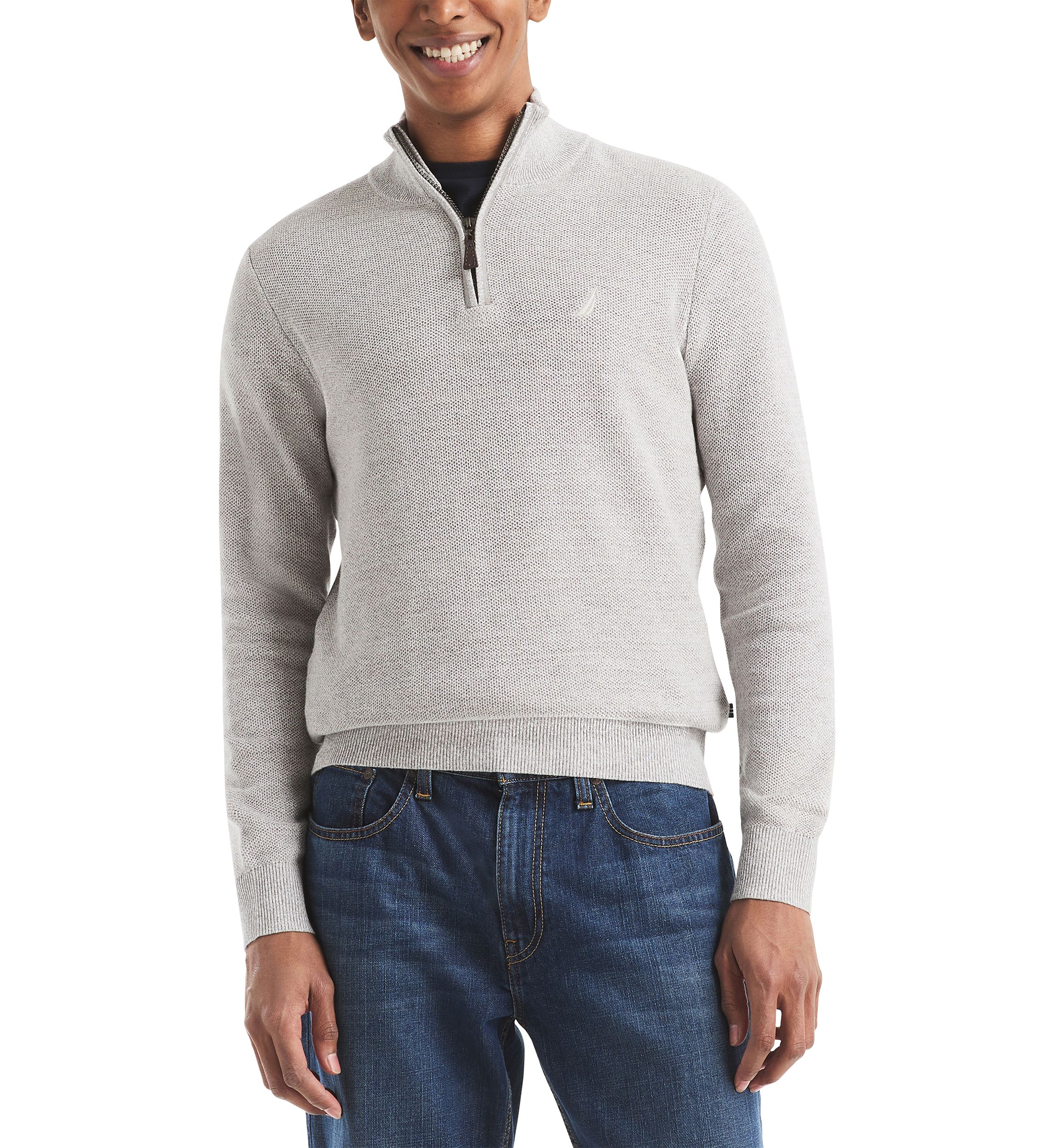 Solid 1/4 Zip Pullover 
