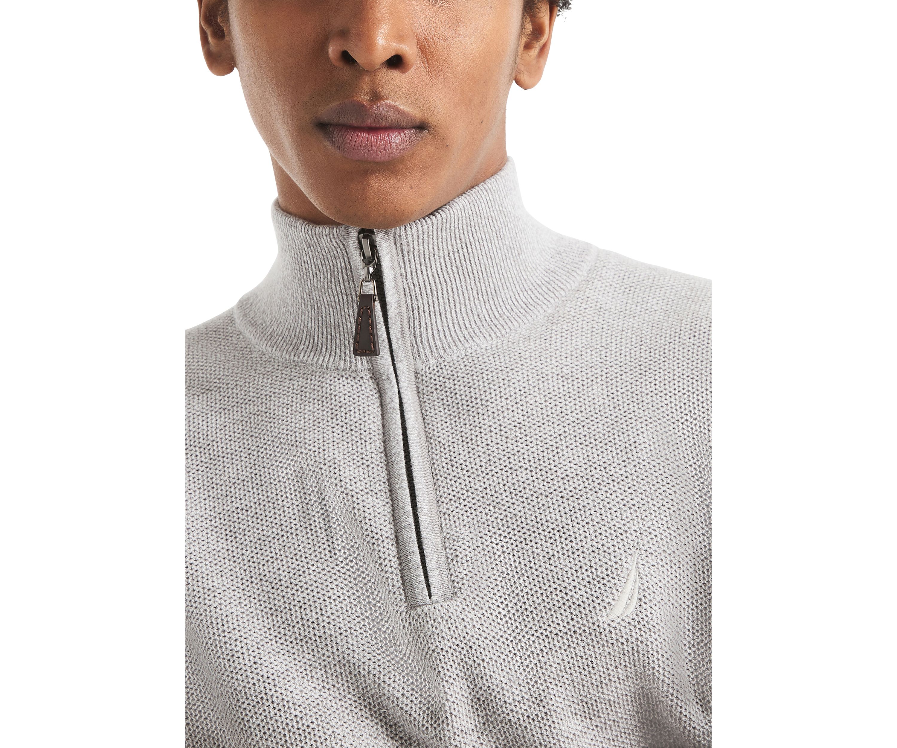 Solid 1/4 Zip Pullover 