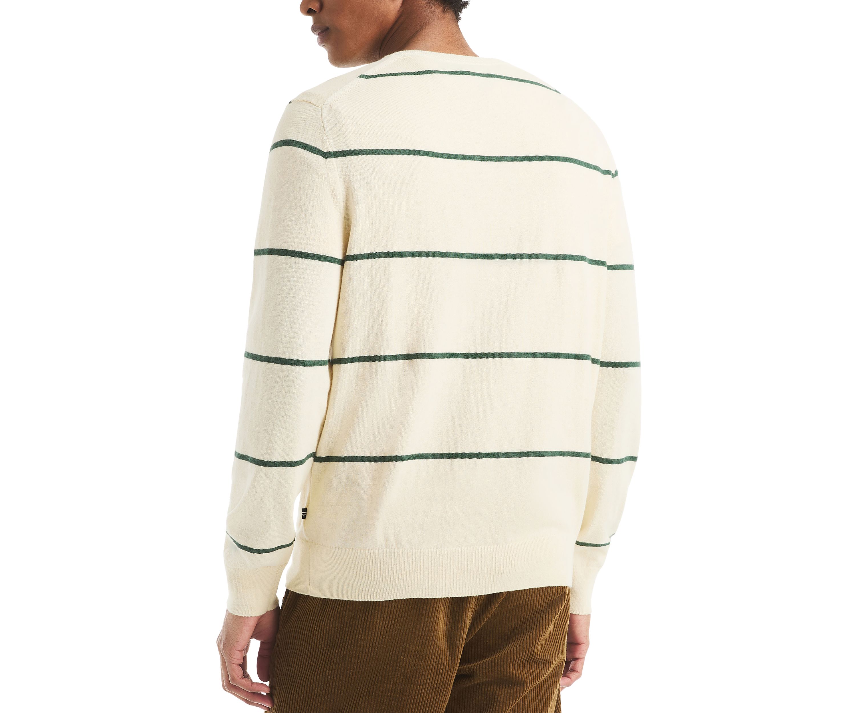 Striped Crew Sweater 