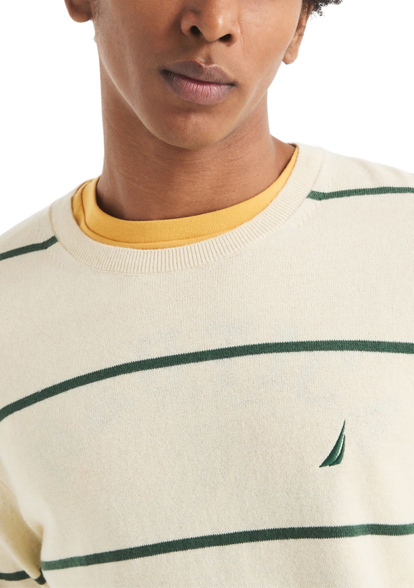 Striped Crew Sweater 