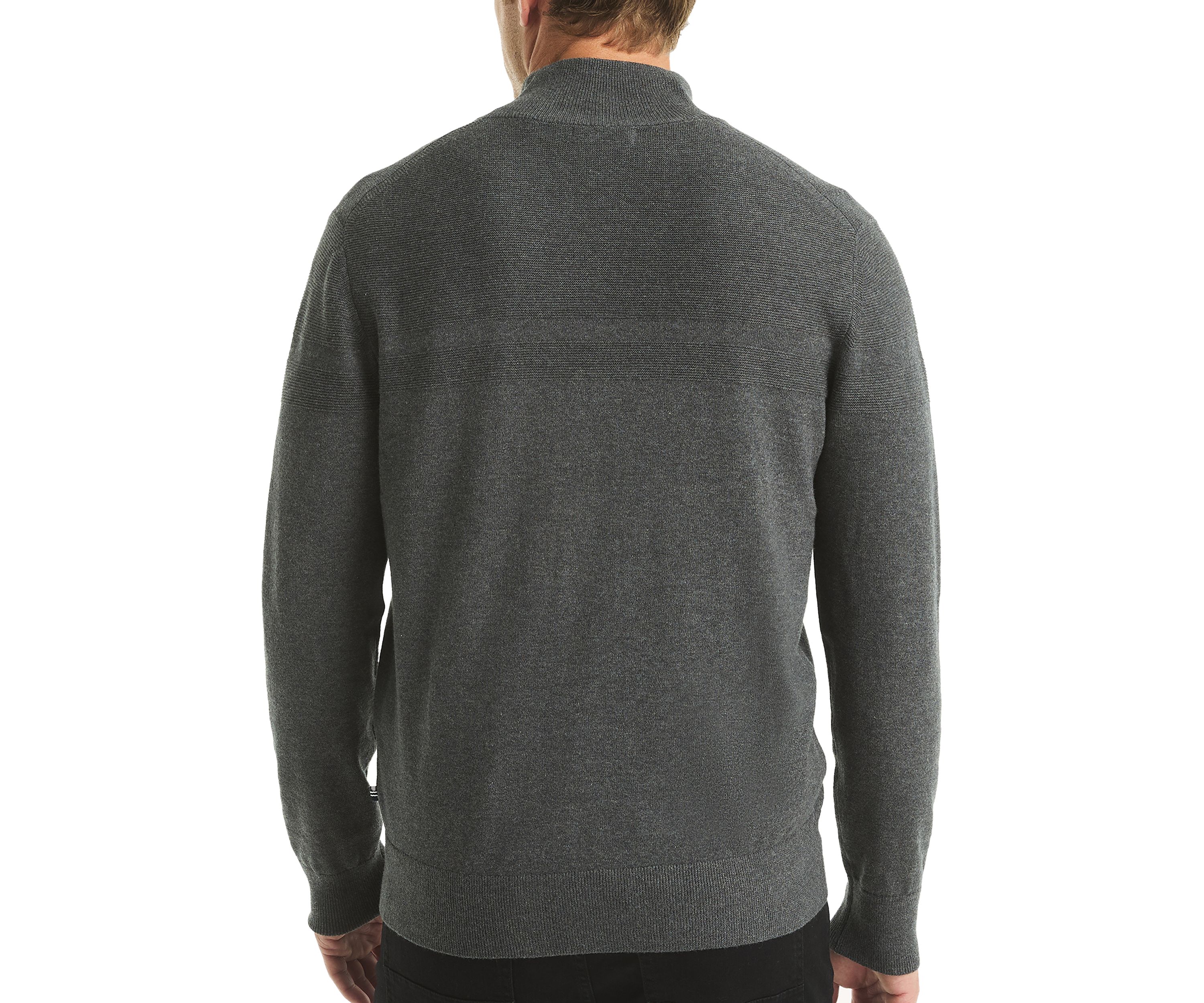 Mock Full Zip Sweater 