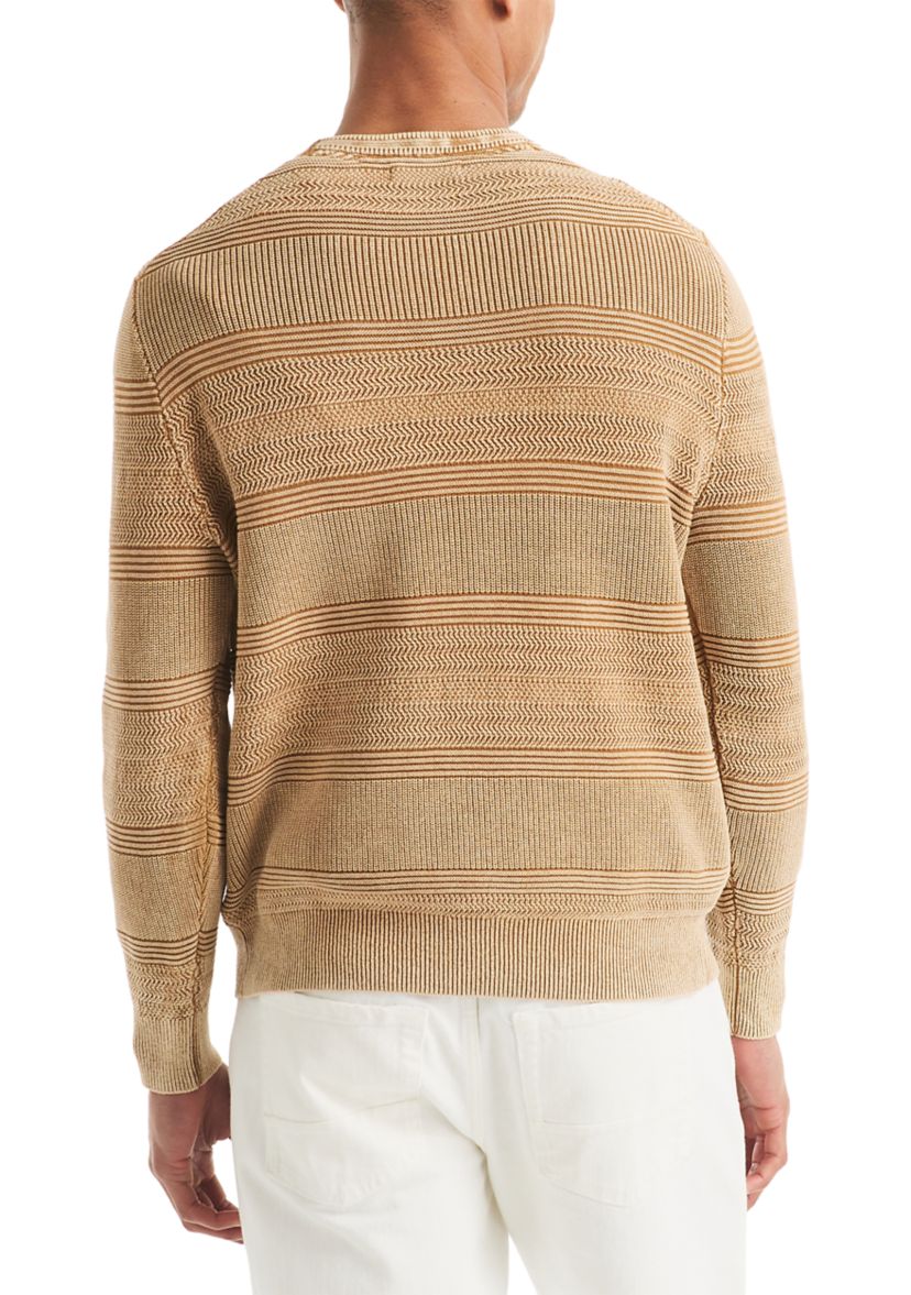 Mens Stonewashed Crewneck Sweater