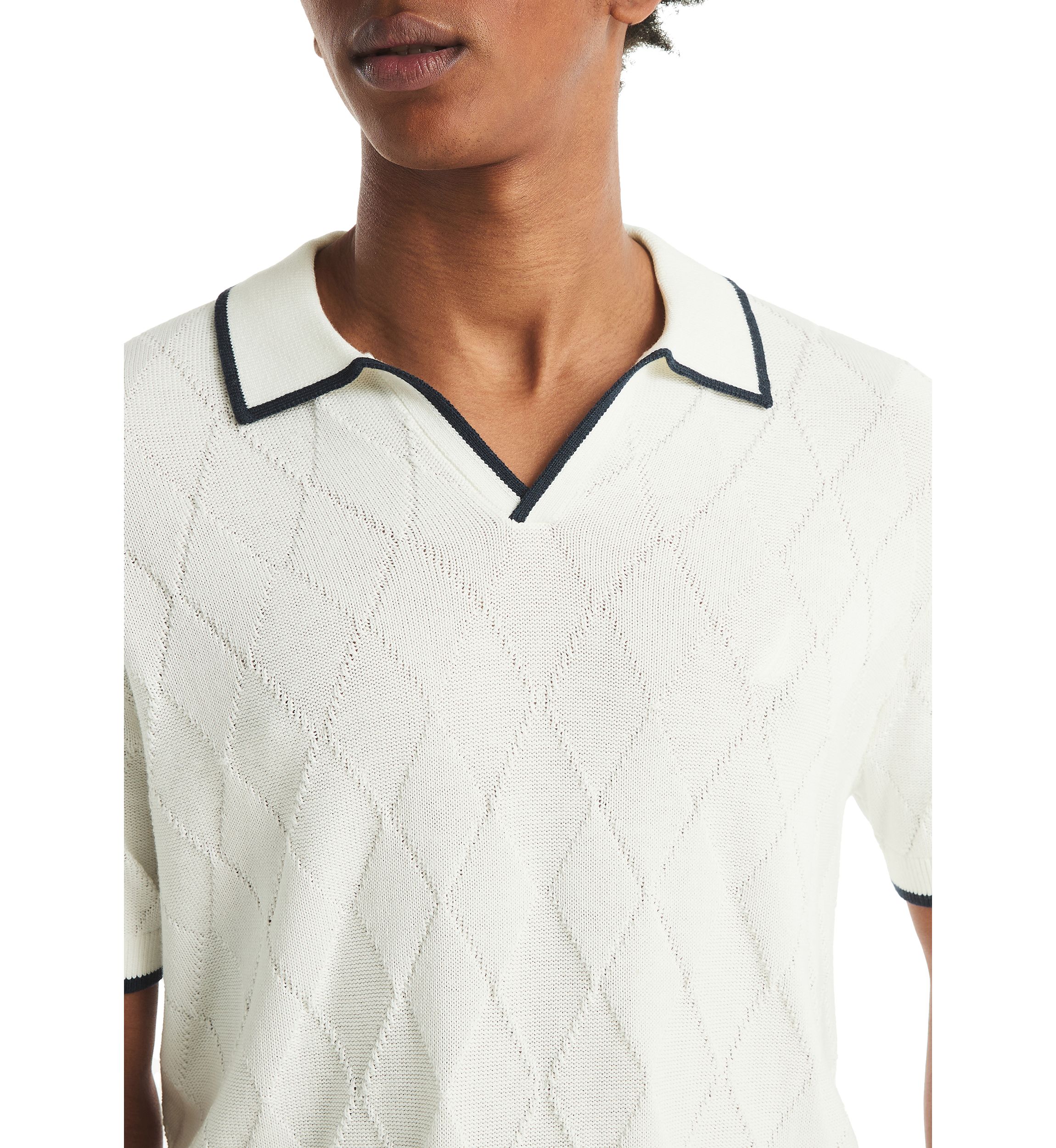 Textured Button Front Sweater