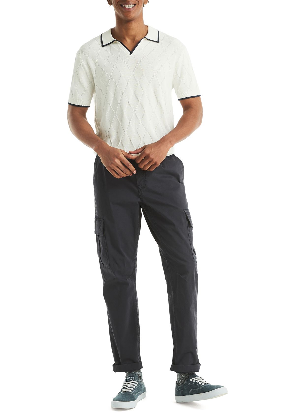 Textured Button Front Sweater