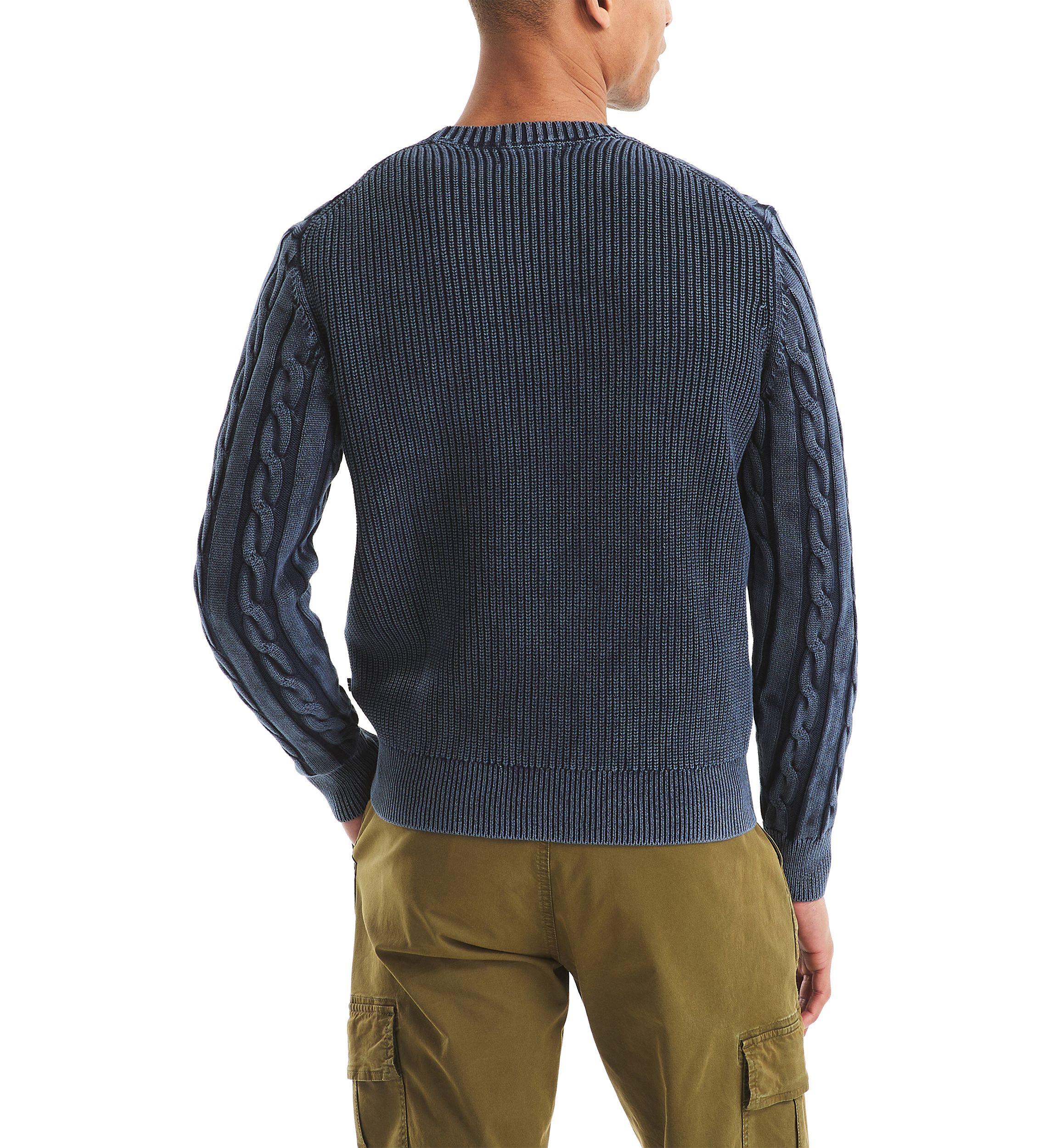 Mens Washed Anchor Sweater