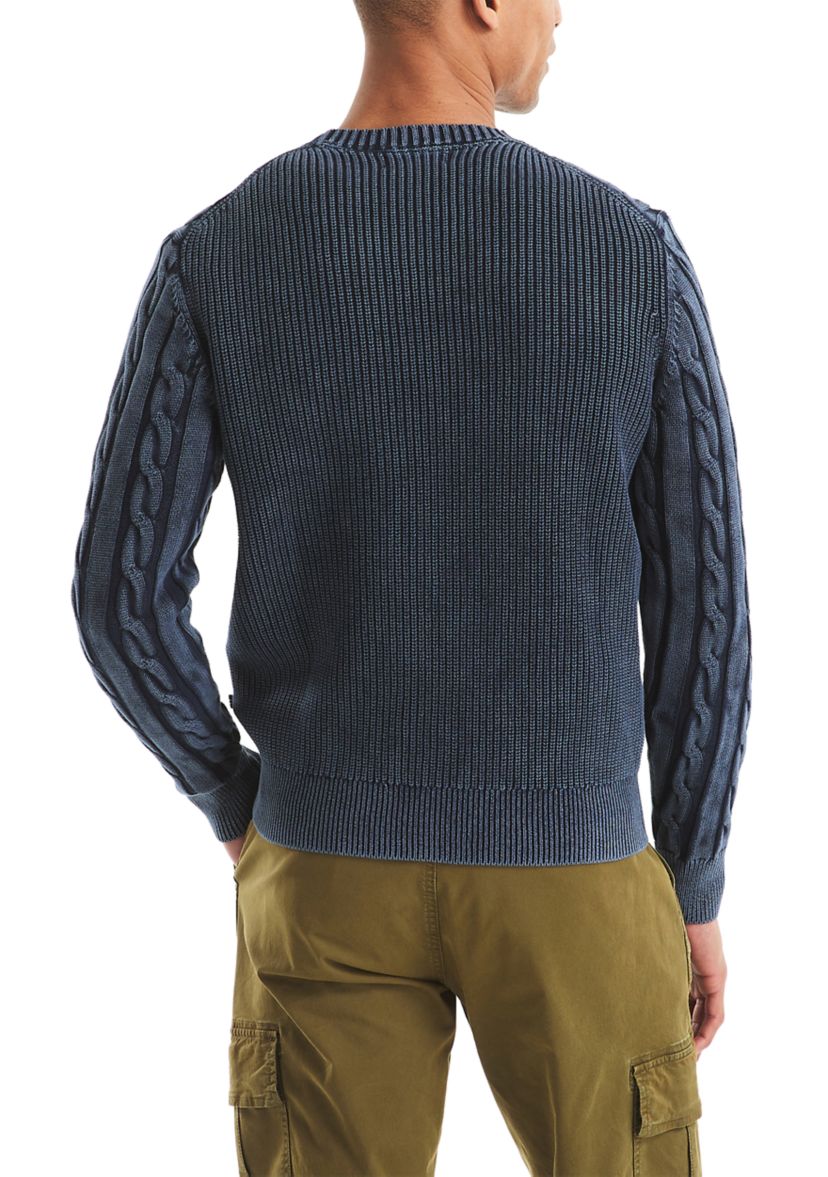 Mens Washed Anchor Sweater