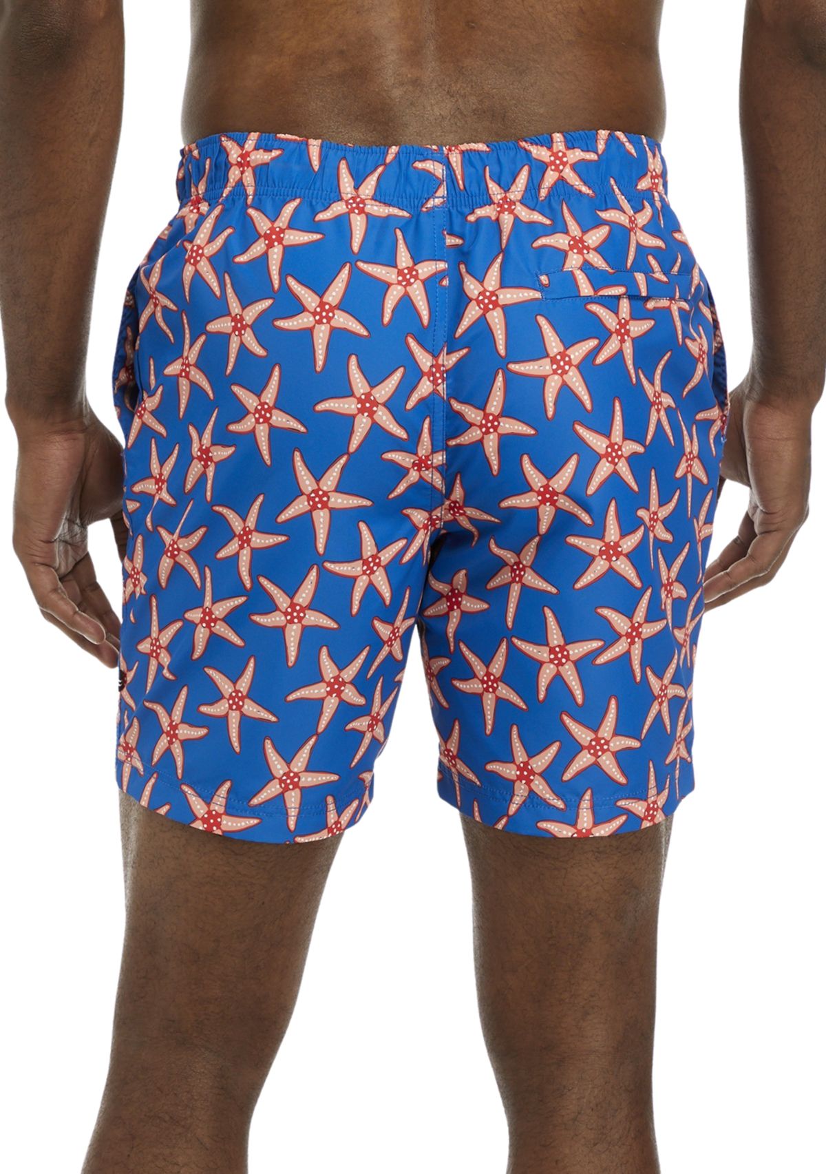 Starfish Print Swim Trunks