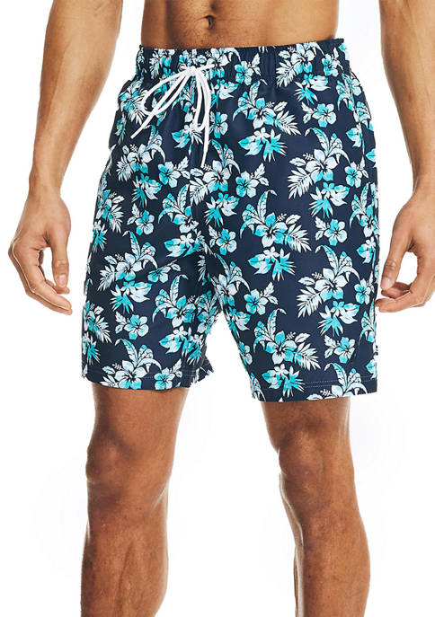 Nautica Sustainably Crafted 8&quot; Printed Swim Shorts