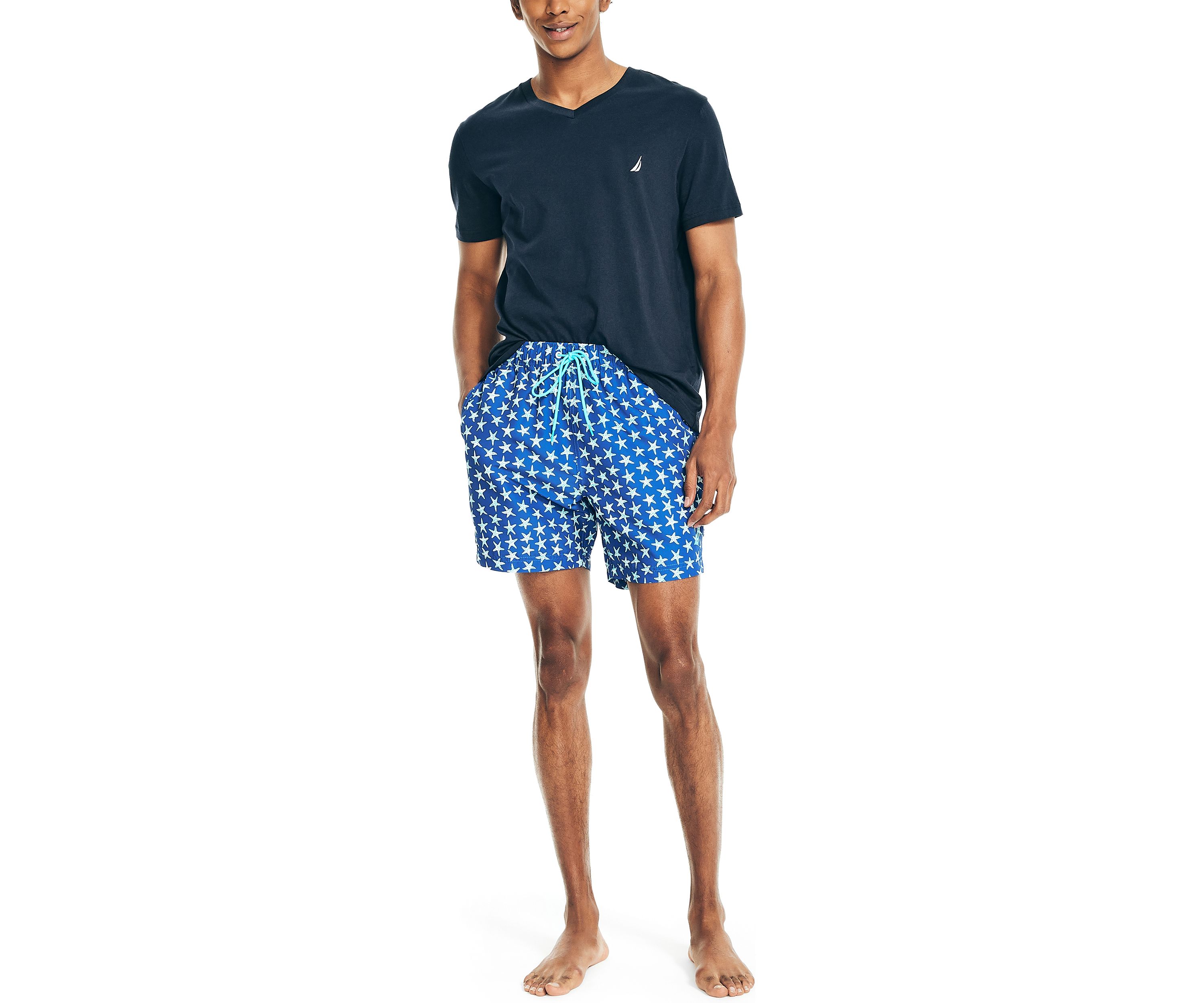 Sustainably Crafted 6" Printed Swim Shorts